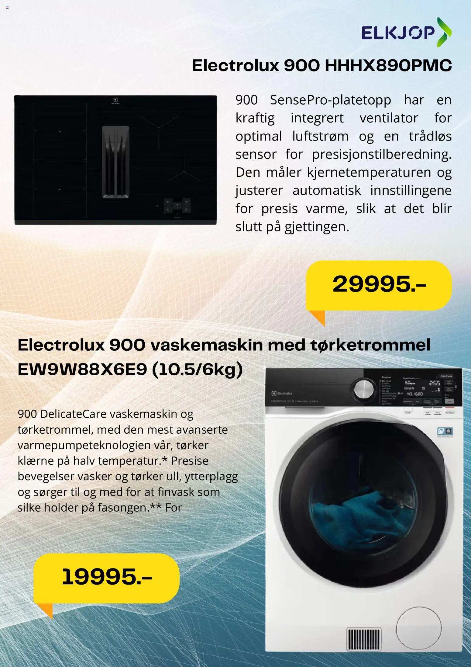 {H1} | Side: 4 | Produkter: Vaskemaskin, Tørketrommel