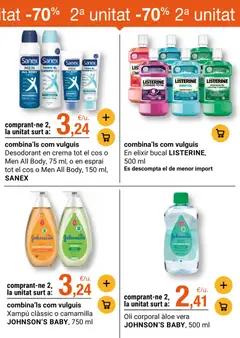 Vista previa Bonpreu folleto válido desde el 21.04.2026 | Página: 27 | Productos: Champú, Enjuague bucal, Crema, Body