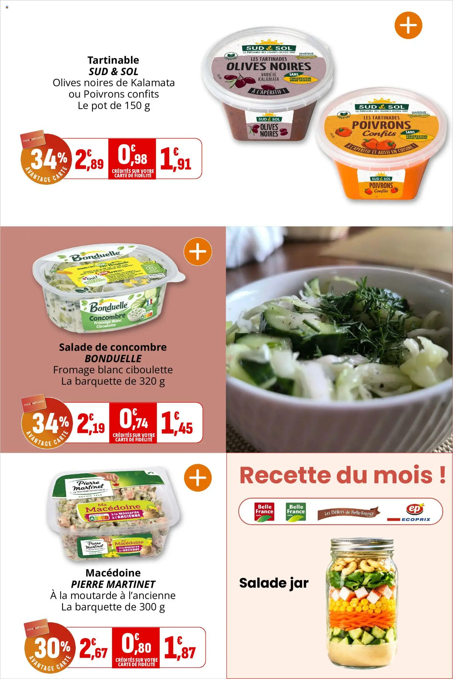 {H1} | Page: 14 | Produits: Salade, Olives, Poivrons, Fromage
