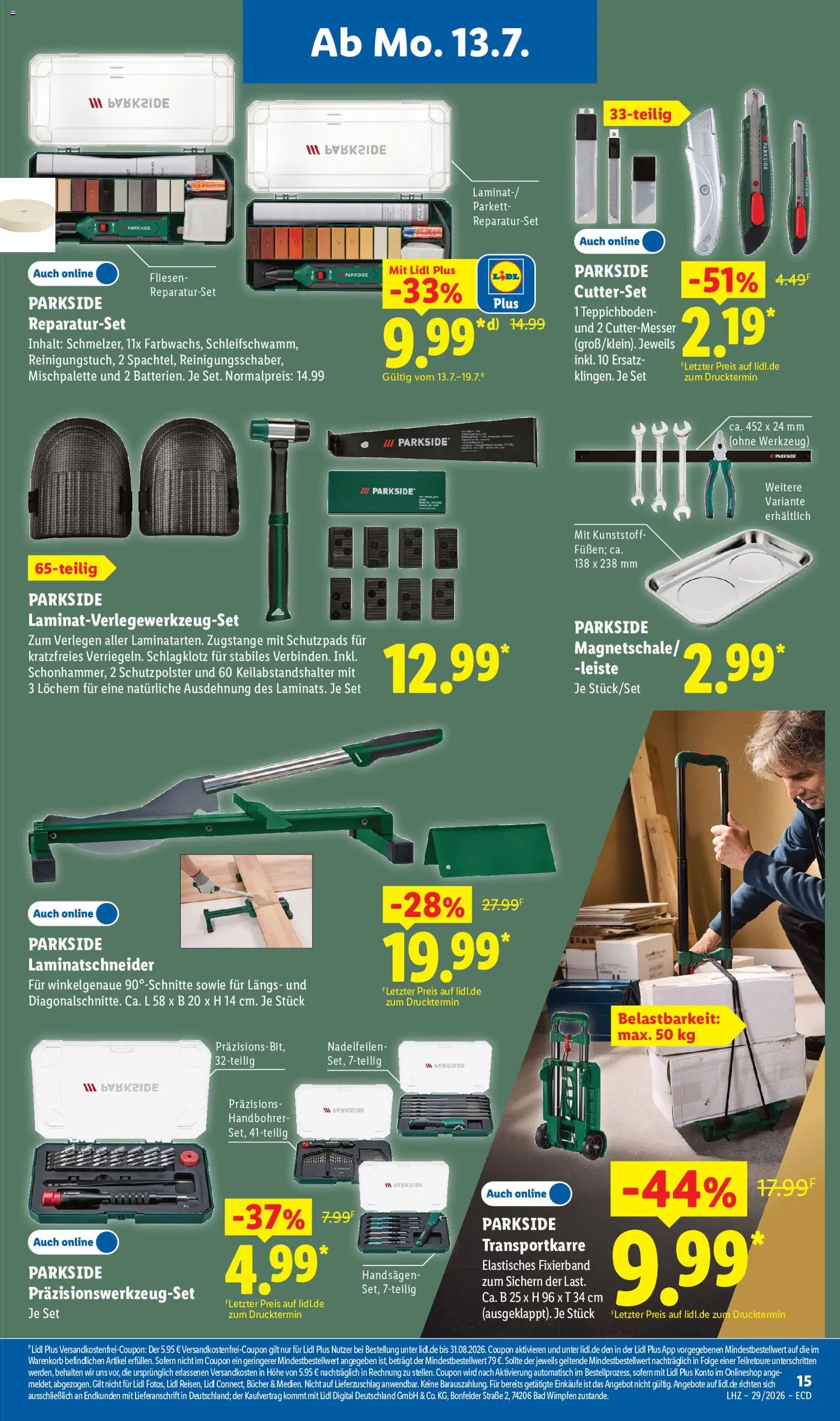 Lidl Prospekt – gültig ab 13.07.2026 | Seite: 9 | Produkte: Bad