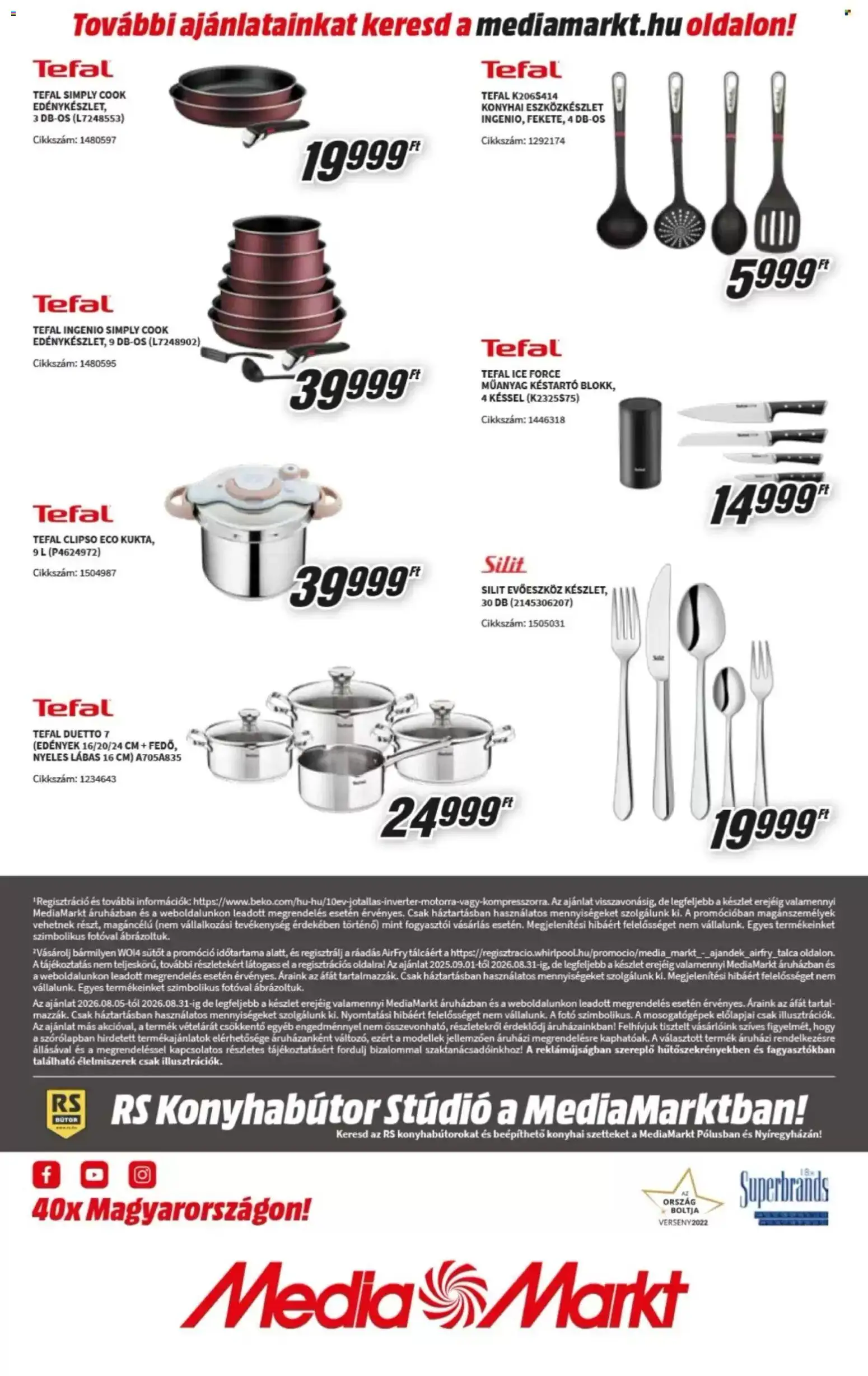Media Markt akciós ujság - amely érvényes a következő dátumtól: 2026.08.05. | Oldal: 16