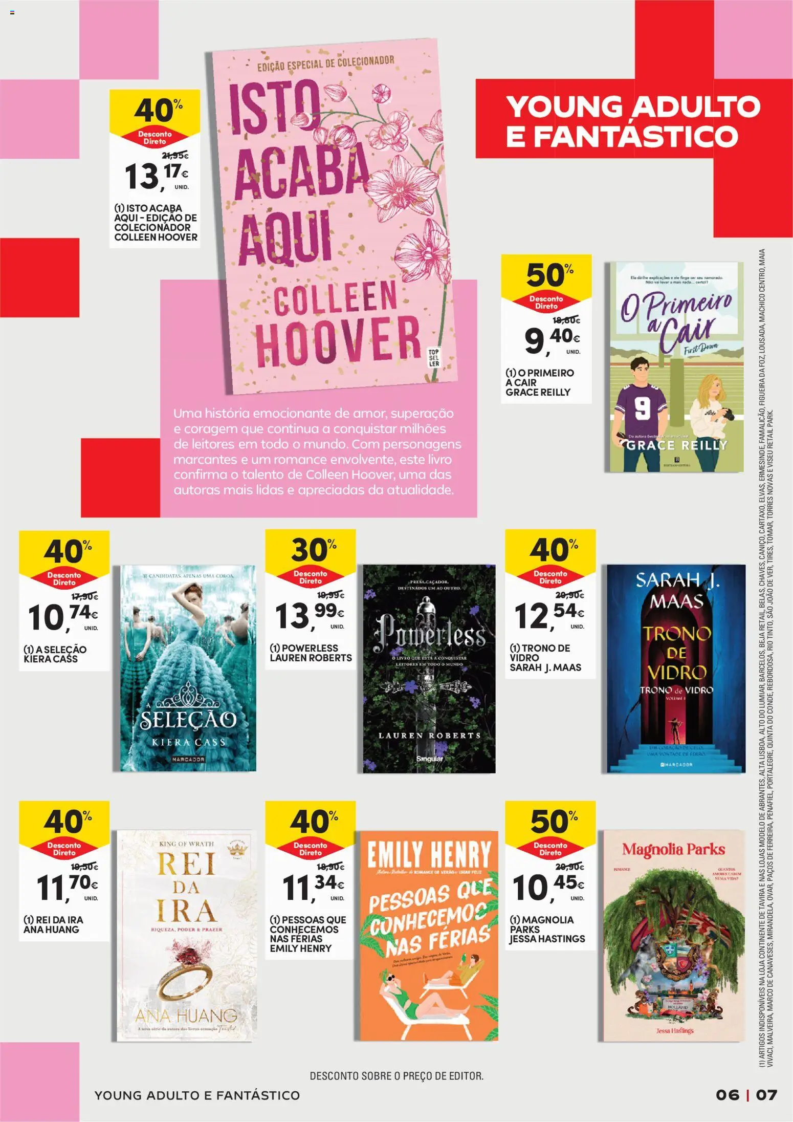 Continente - Feira do Livro  Abre espaço para a distração │ válido de 23/06/2026 | Página: 7 | Produtos: Ferro