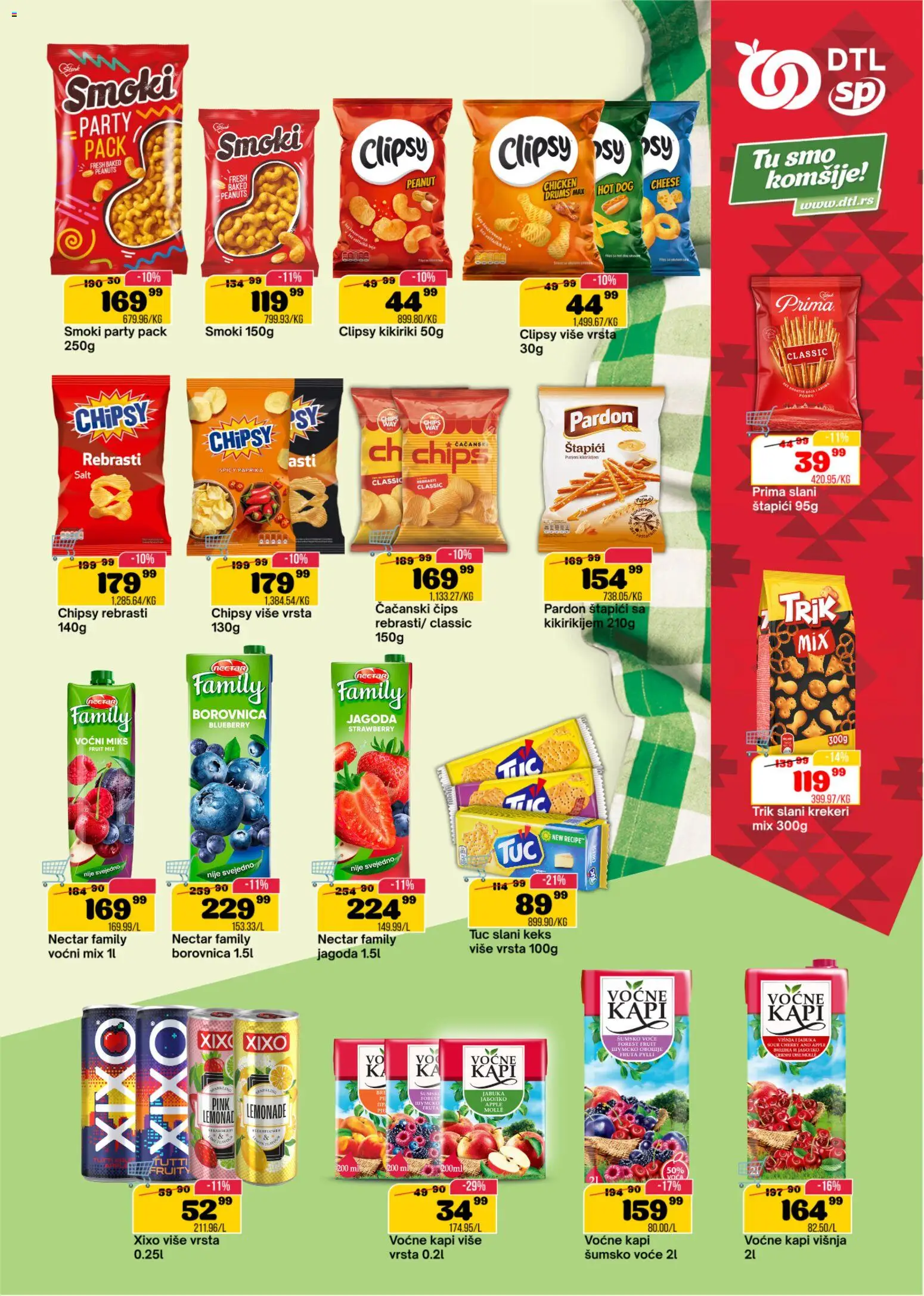 Senta Promet katalog - važi od 23.09.2026 | Strana: 11 | Proizvode: Šumsko voće, Paprika, Borovnica, Tuc