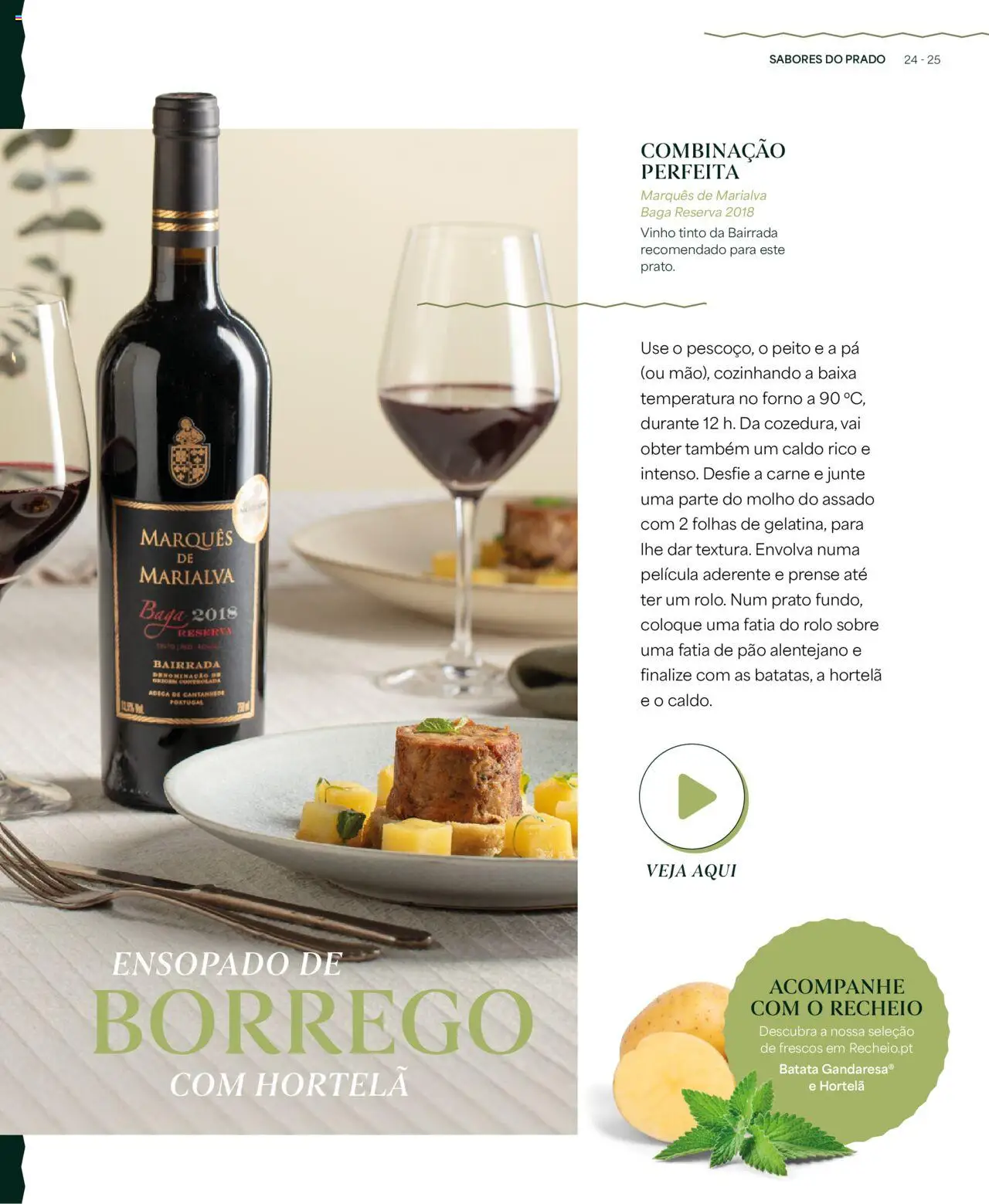 Recheio folheto │ válido de 24/04/2025 | Página: 25 | Produtos: Caldo, Pão, Vinho, Carne