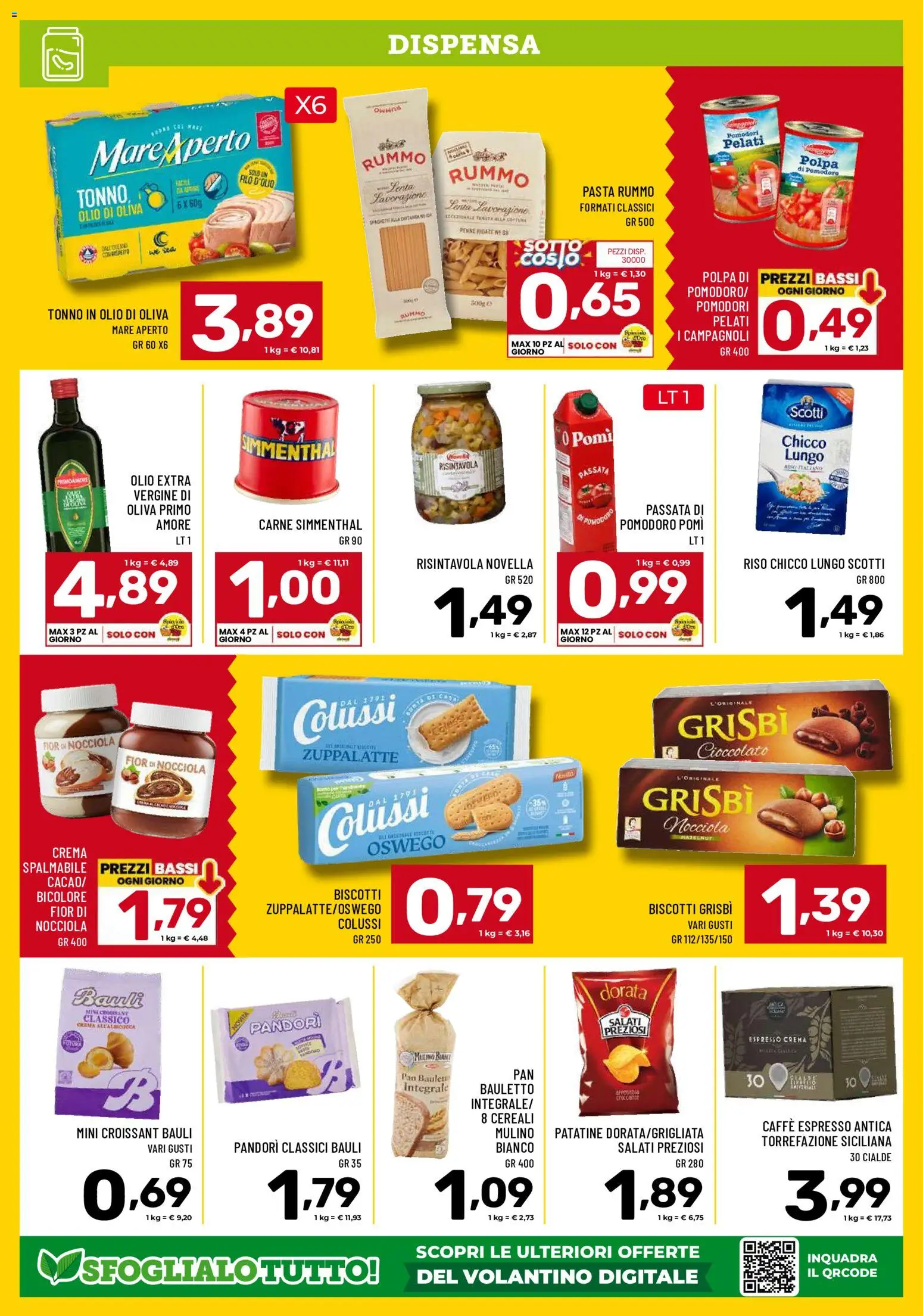 Volantino Il Centesimo del 05.06.2026 | Pagina: 8 | Prodotti: Caffè, Cioccolato, Riso, Olio