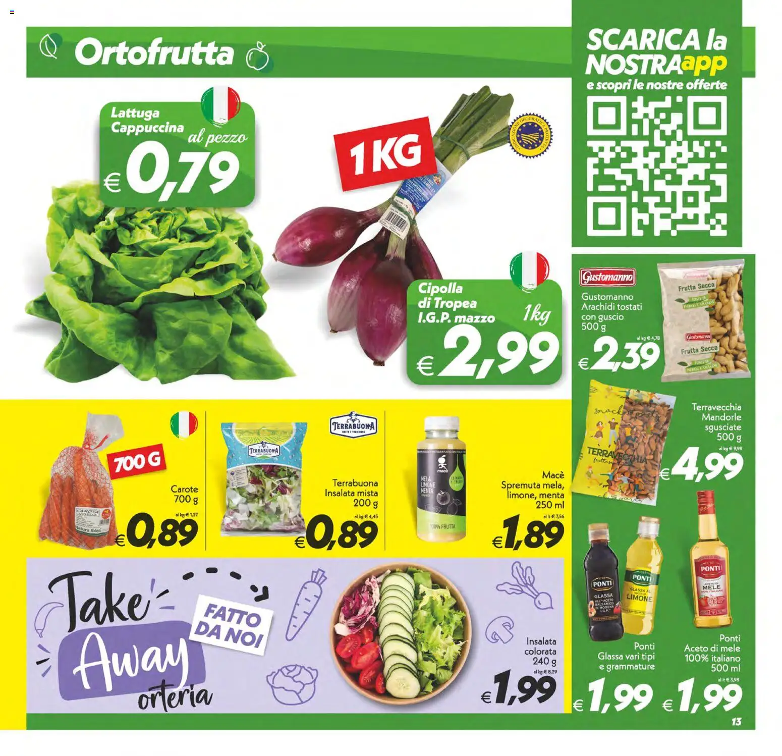 Volantino SuperConveniente del 09.06.2026 | Pagina: 13 | Prodotti: Mele, Mandorle, Arachidi, Menta