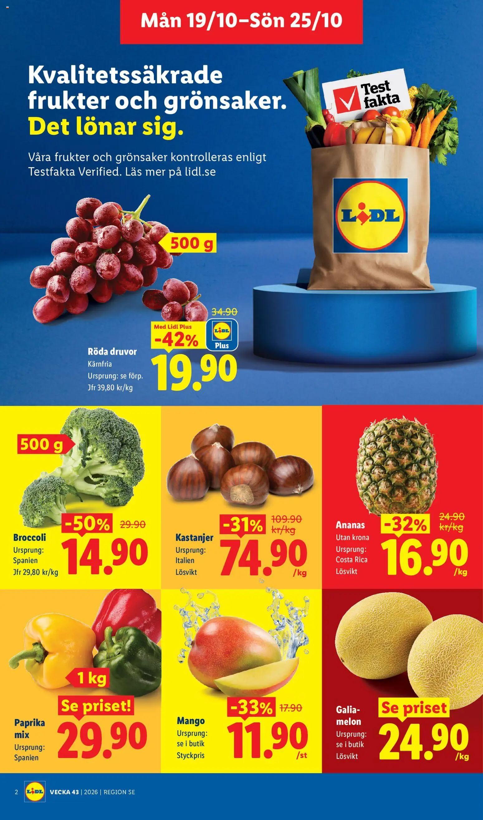 Lidl reklamblad aktuell från 19/10/2026 | Sida: 2