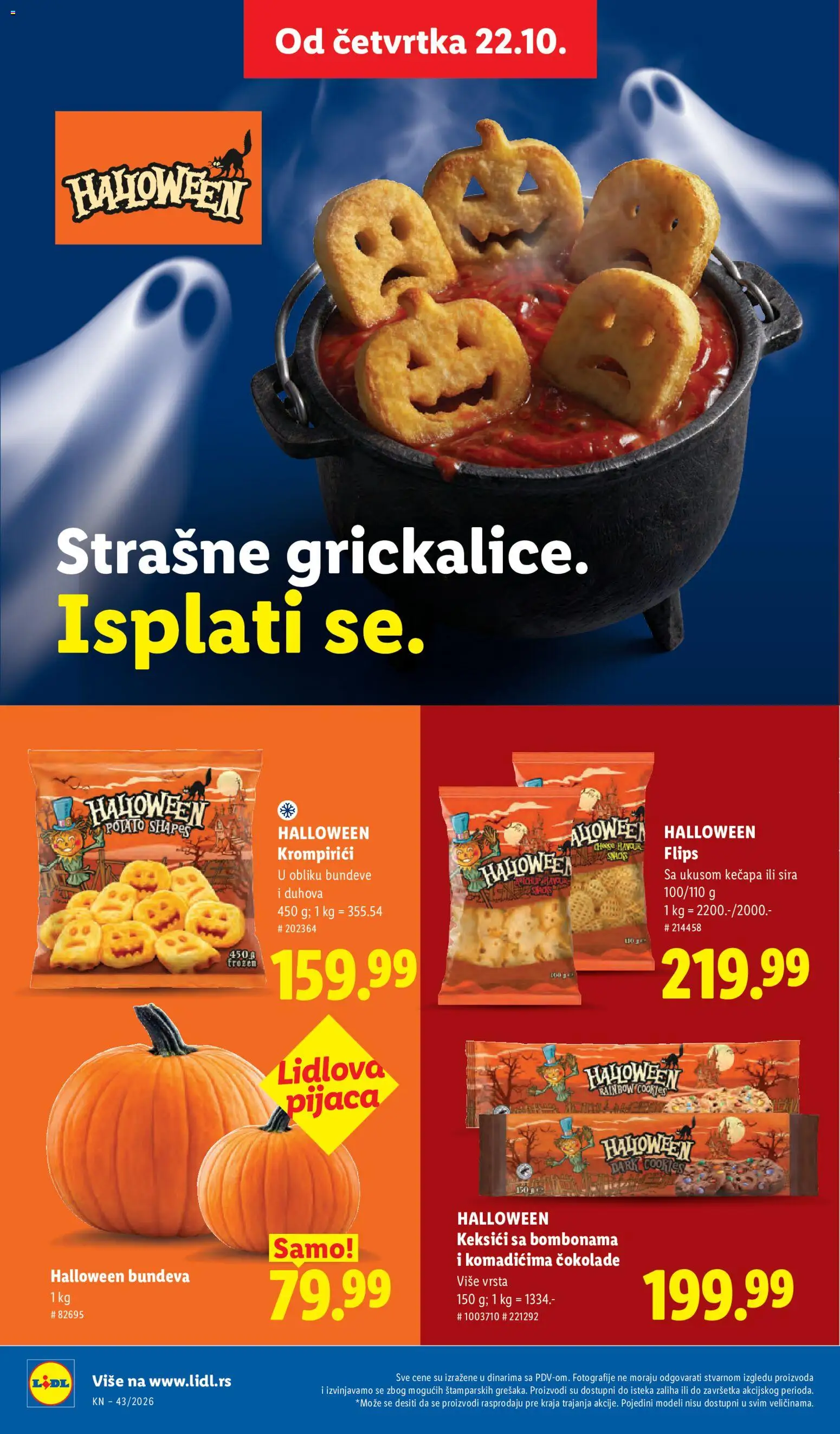 Lidl katalog - važi od 22.10.2026 | Strana: 58 | Proizvode: Bundeva