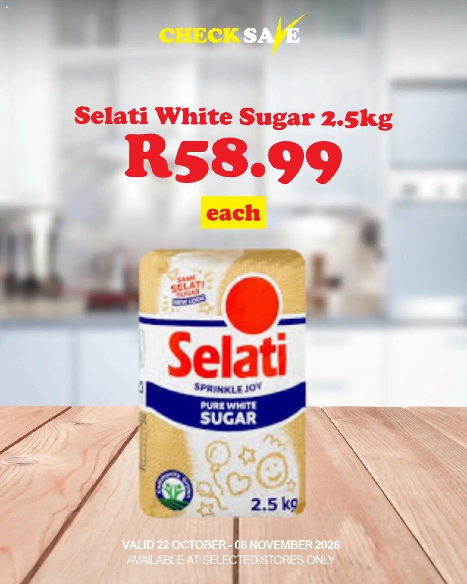 New Check Save catalogue – valid from 22/10/2026 | Page: 6 | Products: Sugar