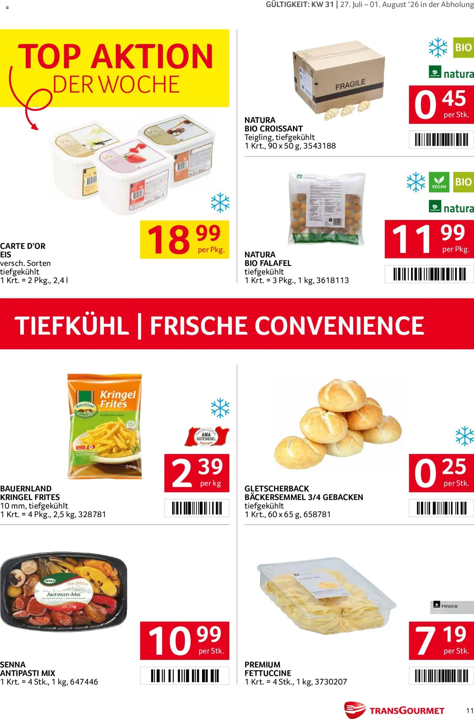 Transgourmet Flugblatt gültig ab 27.07.2026 | Seite: 11