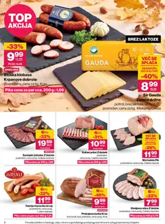 Mercator katalog akcije – veljaven od 15.10.2026 | Stran: 8 | Izdelki: Hrenovke, Mortadela, Sir, Sunka