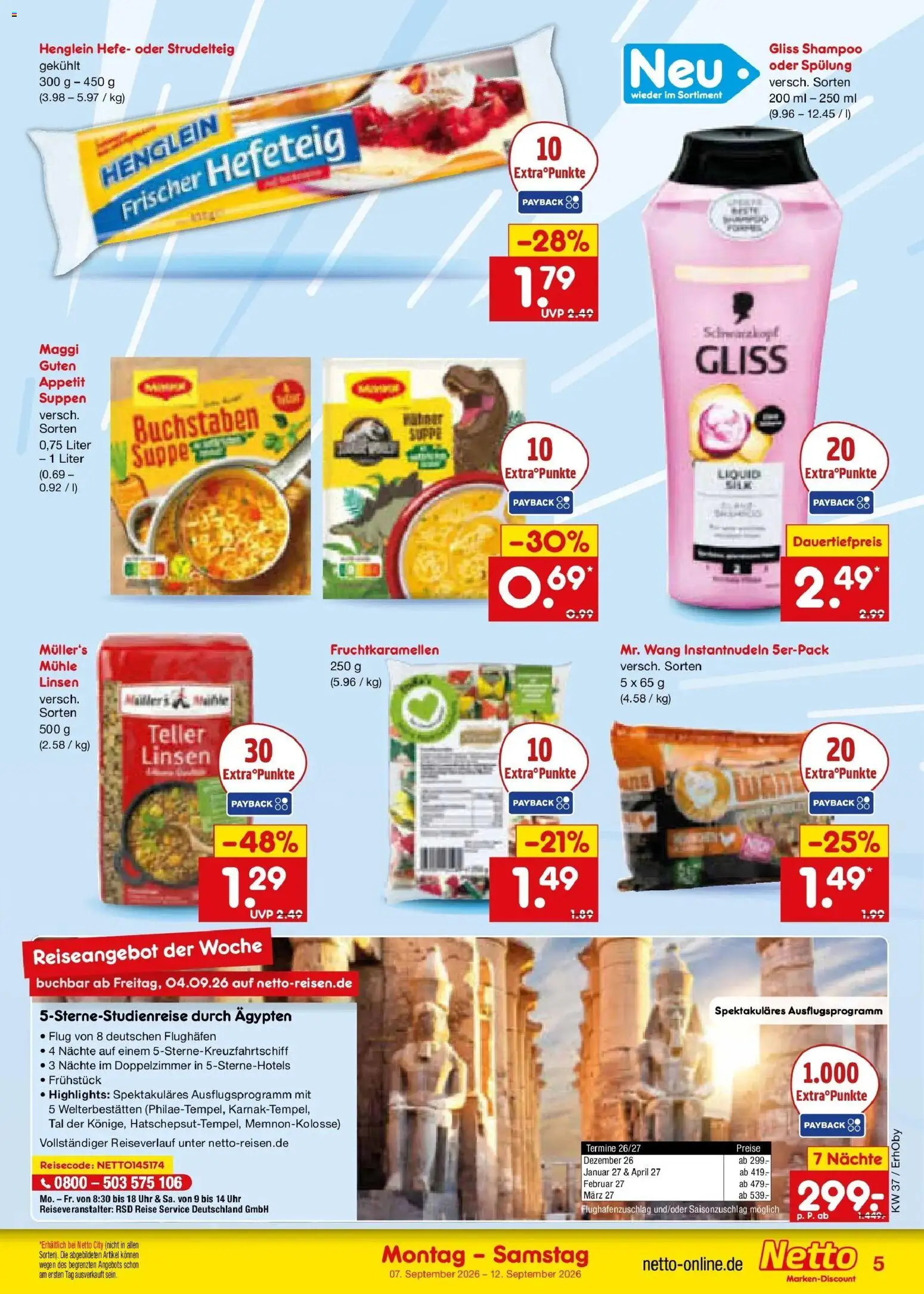 Netto Marken-Discount Prospekt Ergolding – gültig ab 07.09.2026 | Seite: 9 | Produkte: Mühle, Maggi, Spülung, Uhr