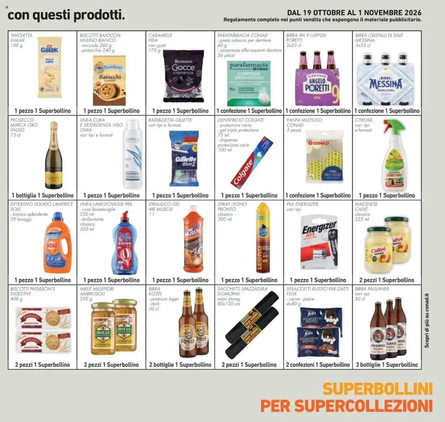 Anteprima volantino Conad dal 21/10/2026 prossima settimana | Pagina: 55