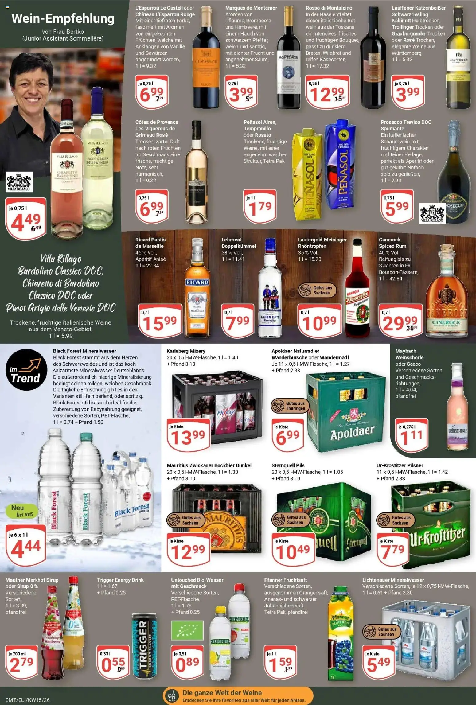 Globus prospekt Erfurt-Linderbach	 – gültig ab 07.04.2026 | Seite: 16 | Produkte: Duft, Rouge, Mineralwasser, Mixery