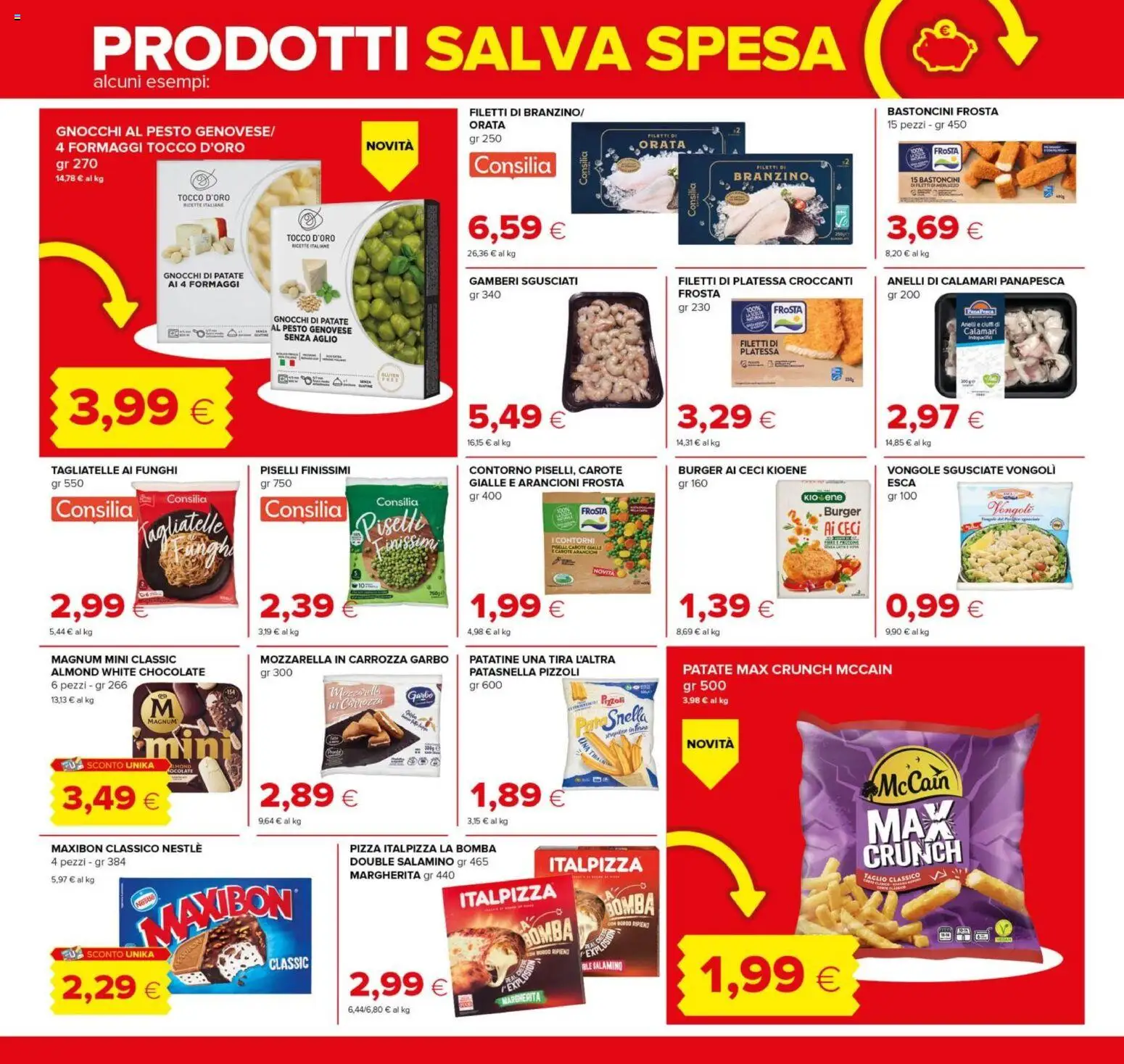 Volantino Tigre del 08/10/2026 | Pagina: 11 | Prodotti: Patate, Orata, Mozzarella, Taglio