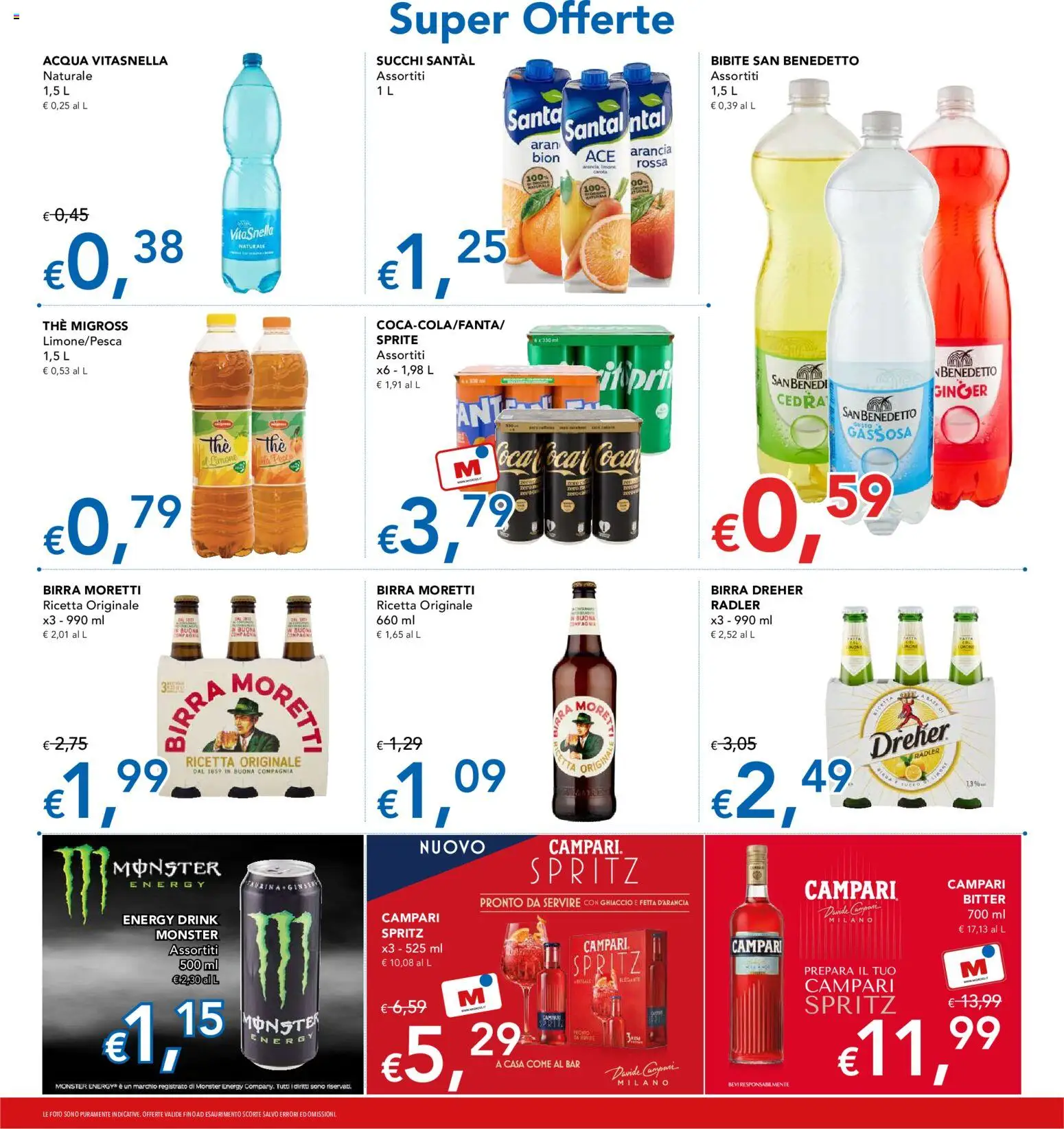 Volantino Migross del 02/07/2026 | Pagina: 12 | Prodotti: Birra, Birra Moretti, The, Arancia