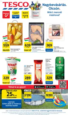 Tesco aktuális akciós újság - amely érvényes a következő dátumtól: 2026.07.02.