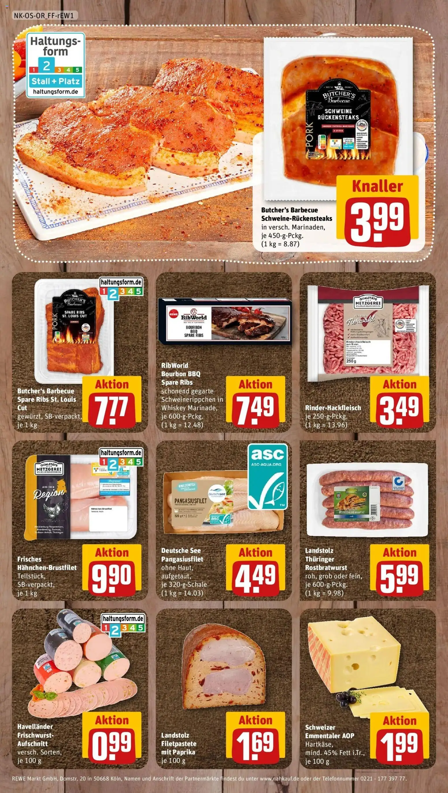 Rewe Prospekt Schneeberg – gültig ab 06.07.2026 | Seite: 12 | Produkte: Spare ribs, Paprika, Bourbon, Whiskey