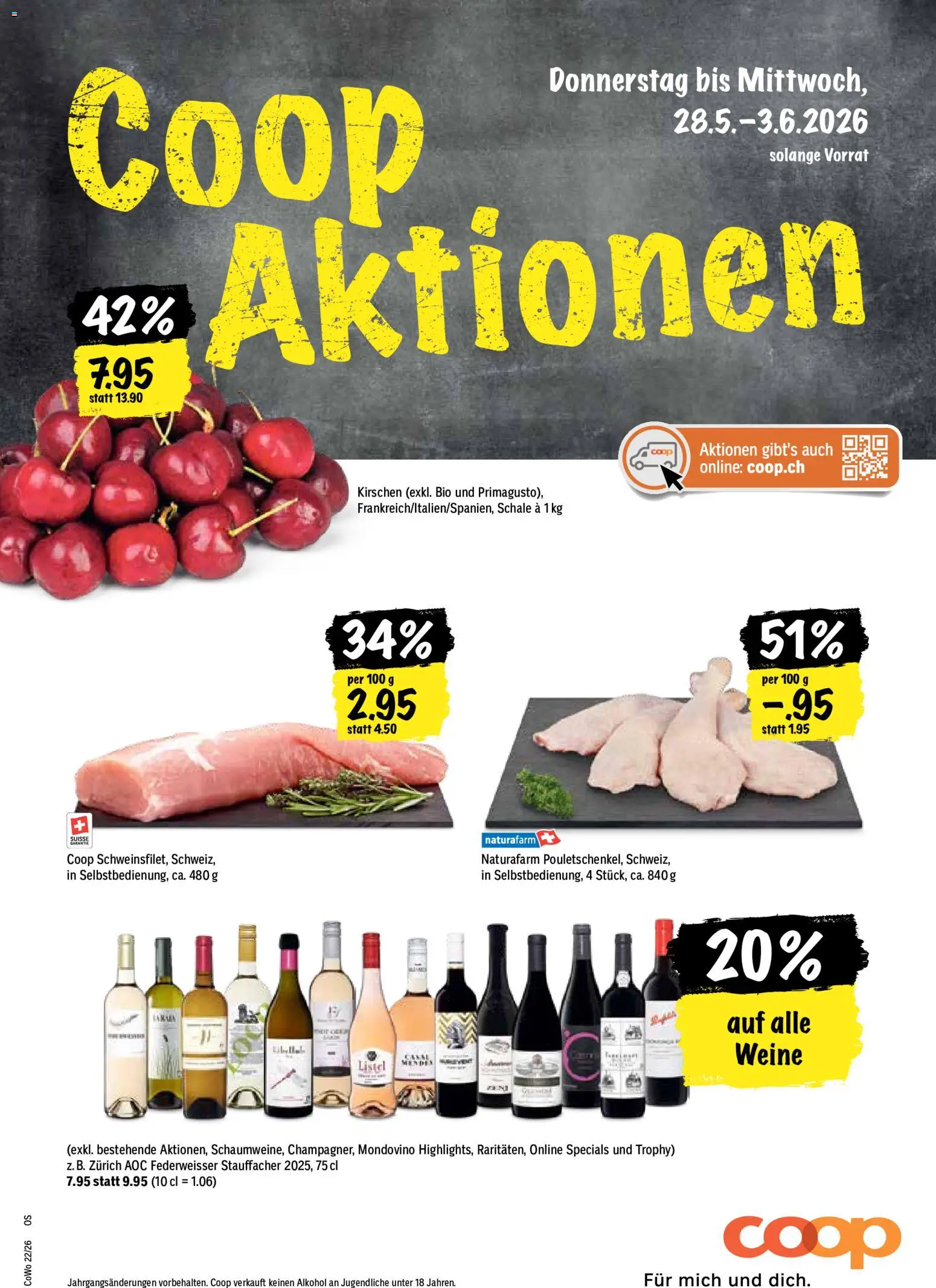 Coop aktionen – gültig ab 28.05.2026 | Seite: 1 | Produkte: Kirschen