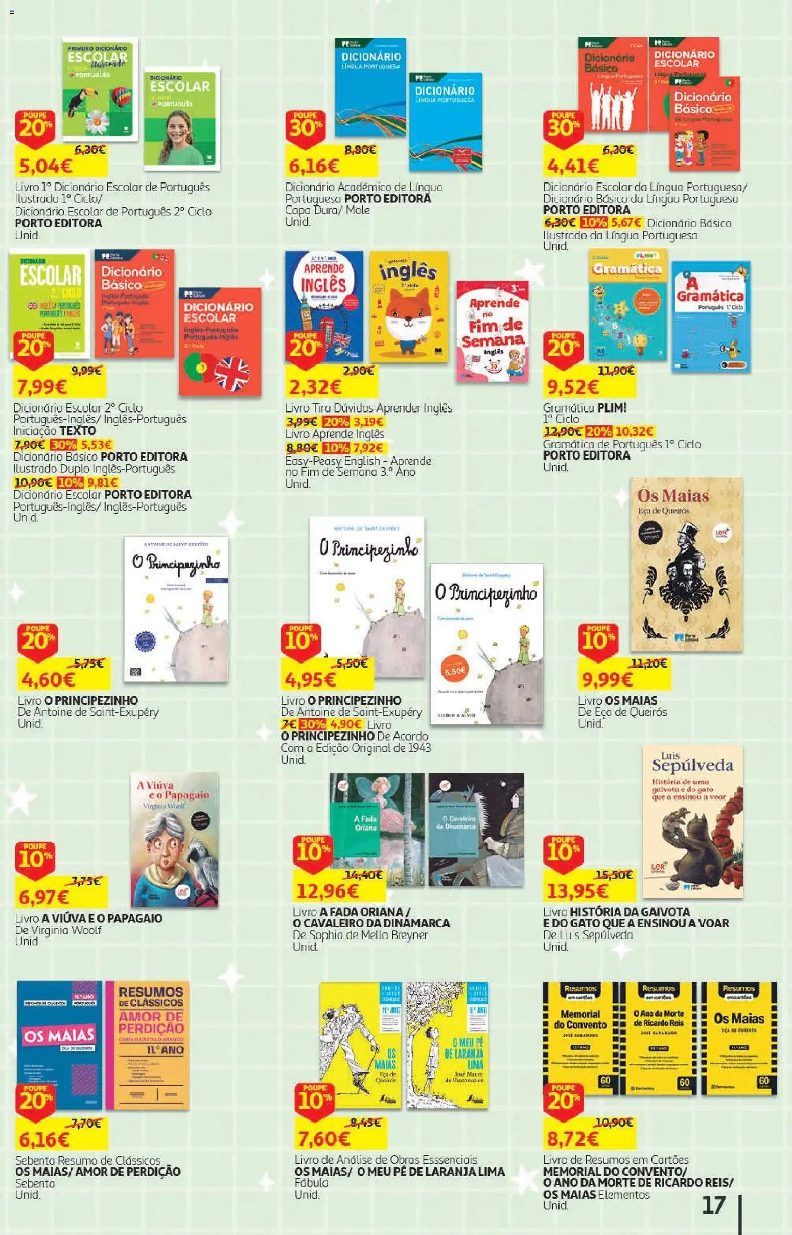 Auchan - Folheto Escolar  Têxtil Criança │ válido de 04/09/2026 | Página: 17 | Produtos: Papagaio, Lima