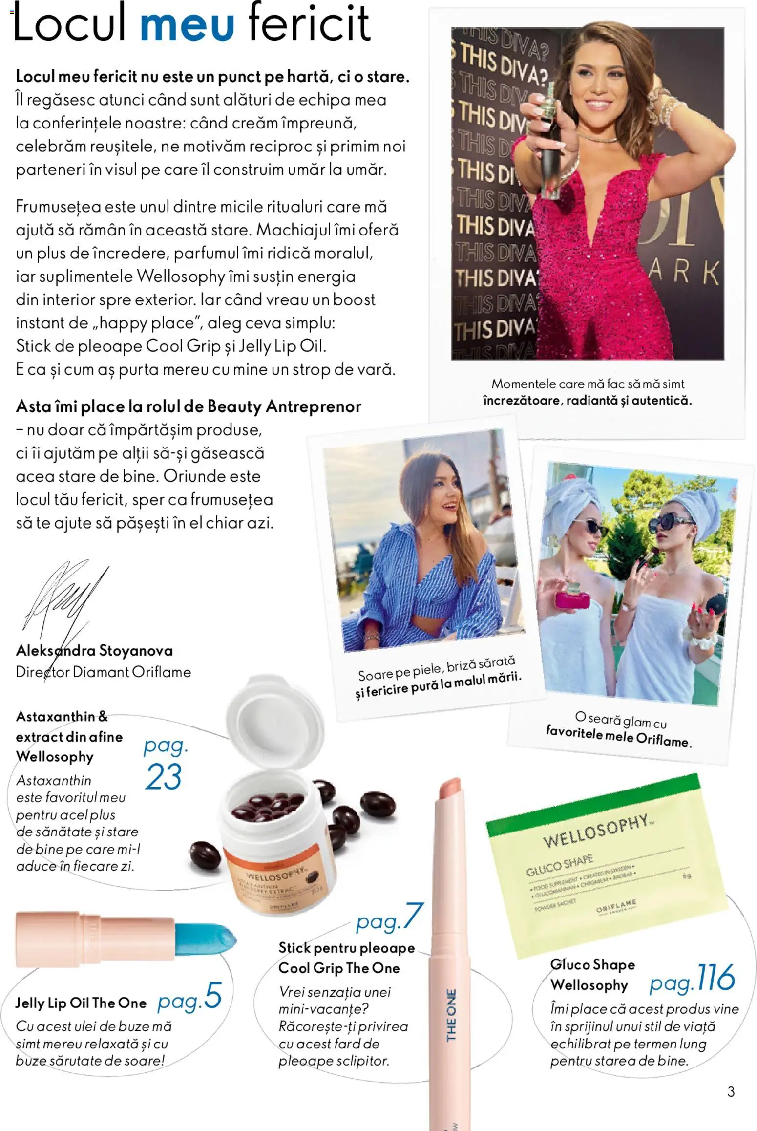 Noul catalog Oriflame – valabil de la 27.05.2026 | Pagină: 3 | Produse: Afine, Ulei