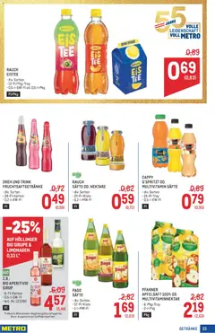 Metro angebote Profi ab 20.08.2026 gültig | Seite: 33 | Produkte: Getränke, Apfelsaft, Multivitamin