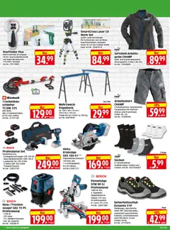 HERKULES Bau & Garten ab 13.07.2026 gültig | Seite: 8 | Produkte: Bosch, Socken, Ladegerät, Stativ