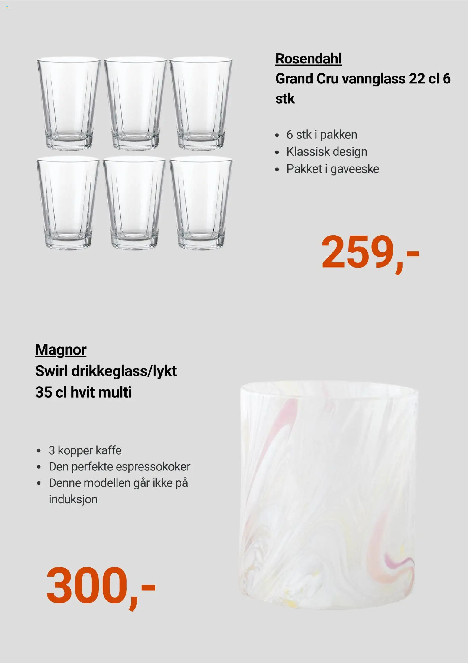 {H1} | Side: 4 | Produkter: Kaffe, Gaveeske
