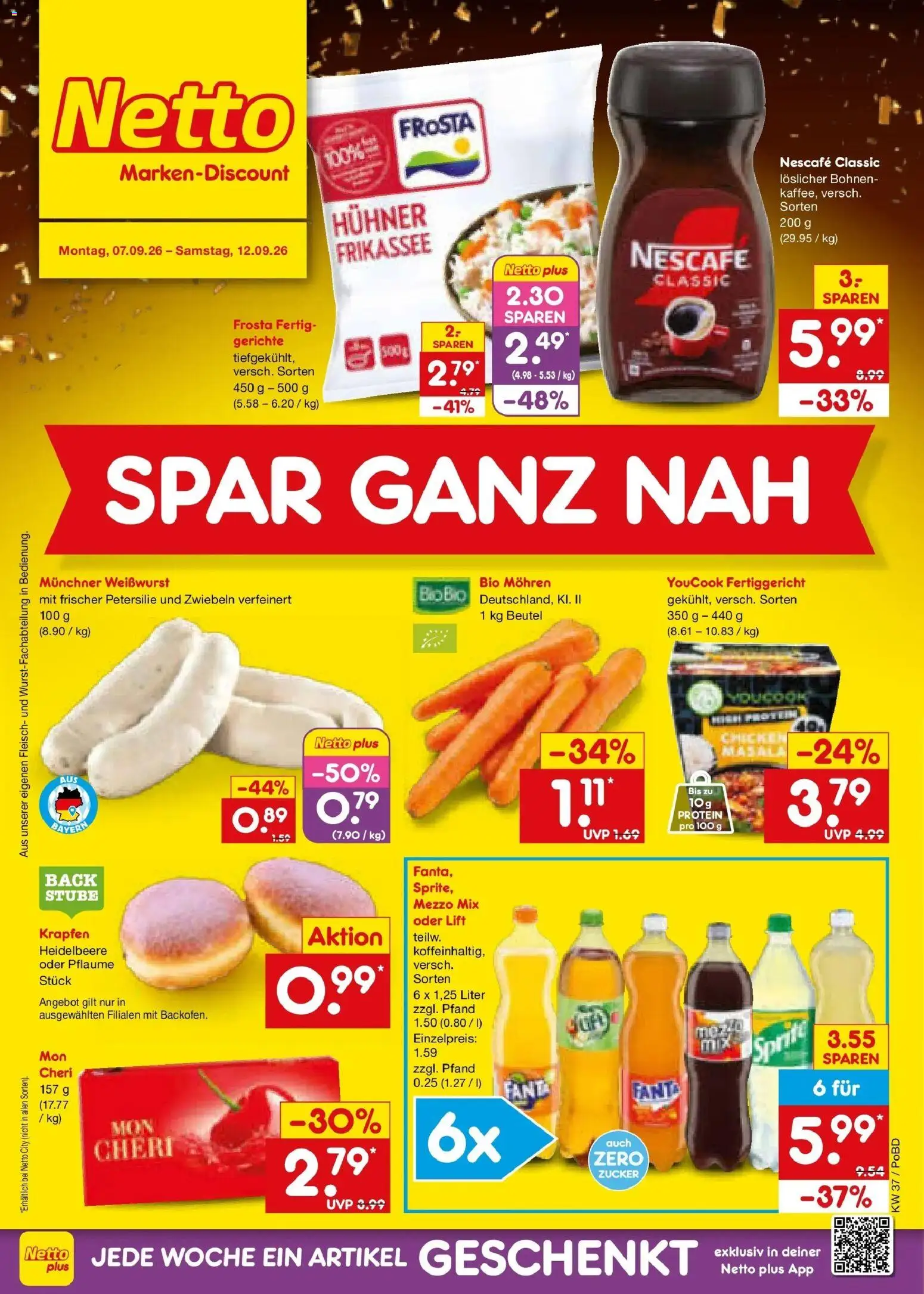 Netto Marken-Discount Prospekt Selb – gültig ab 07.09.2026 | Seite: 3 | Produkte: Youcook, Mezzo mix, Petersilie, Fleisch