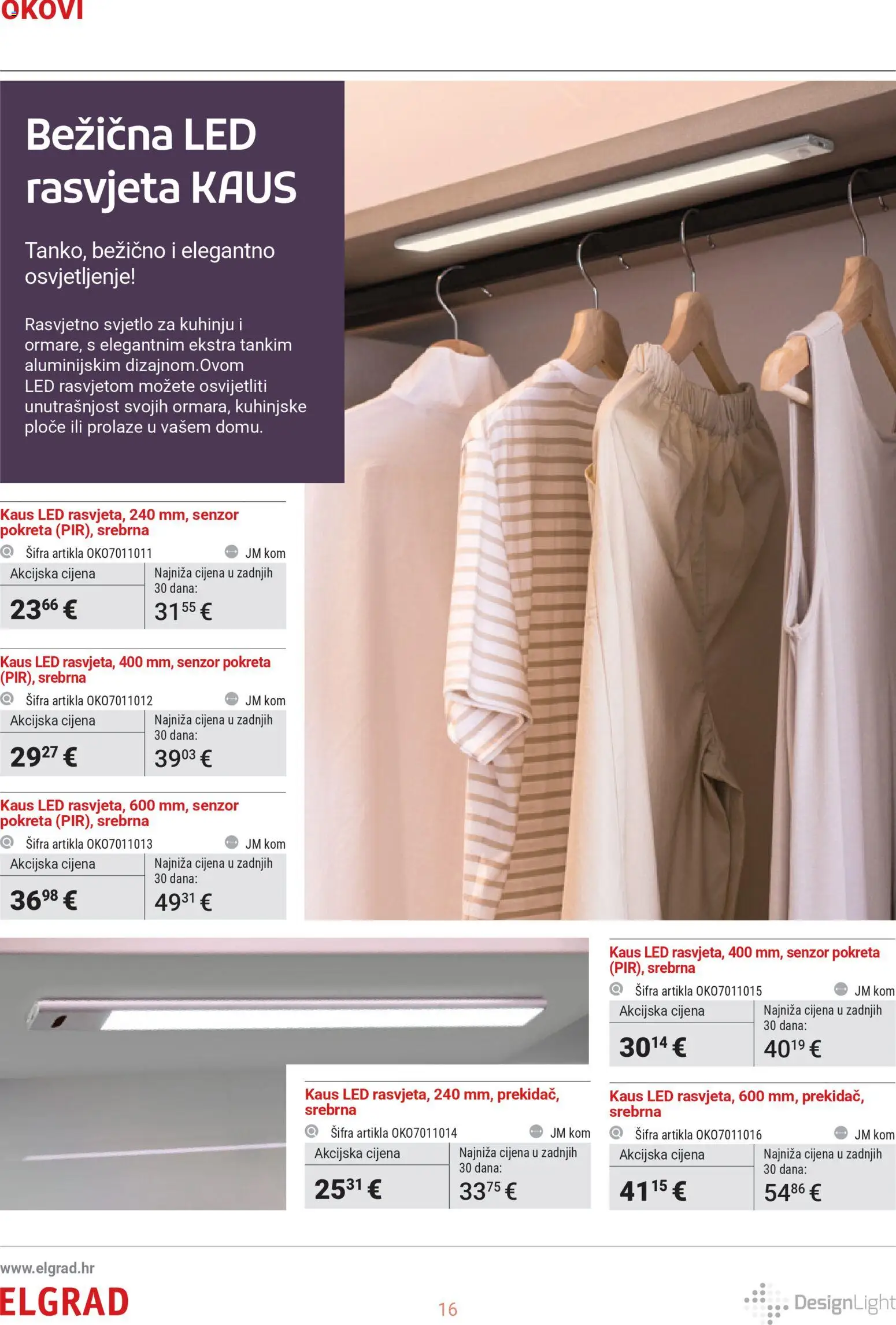 Elgrad katalog | vrijedi od 07.04.2026 | Stranica: 16 | Proizvodi: Rasvjeta