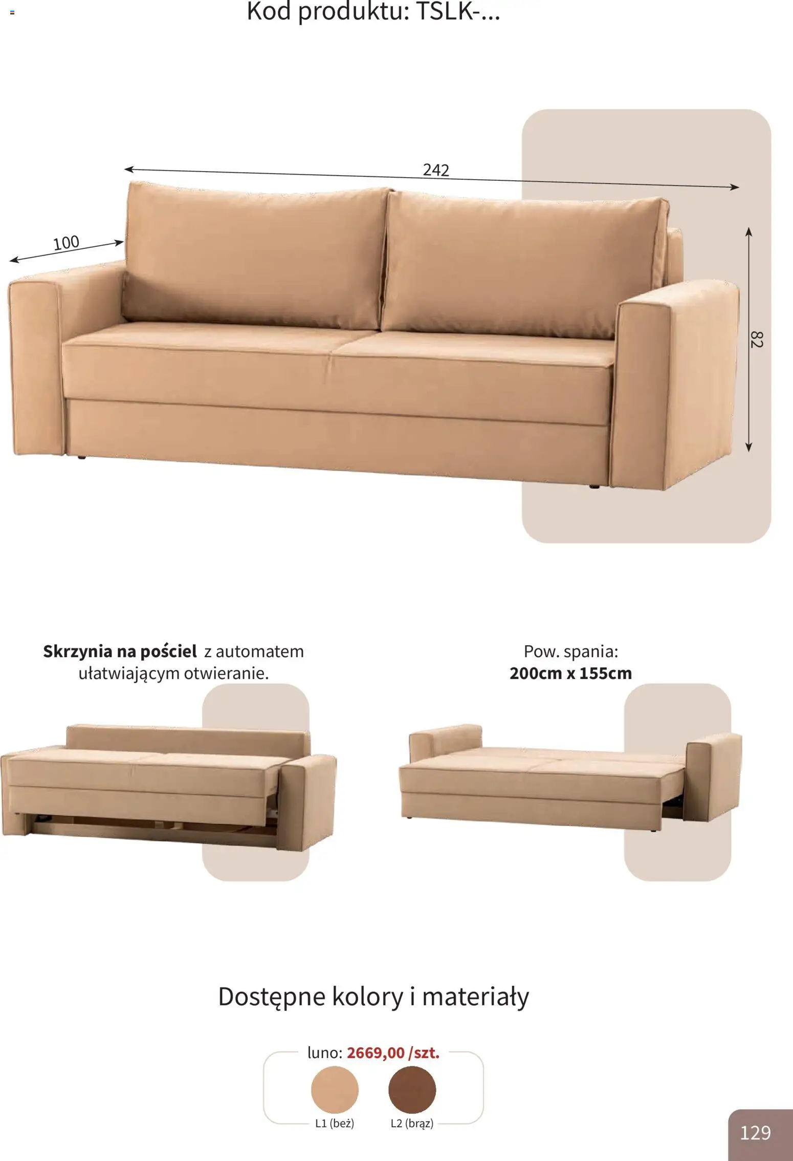 Bodzio Katalog od 01.08.2026 | Strona: 129 | Produkty: Pościel