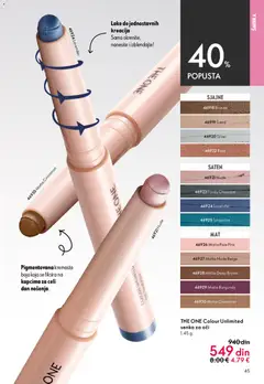 Oriflame katalog April Maj 2026 - pregled Oriflame kataloga - važi od 22.04.2026 | Strana: 45 | Proizvode: Šminka