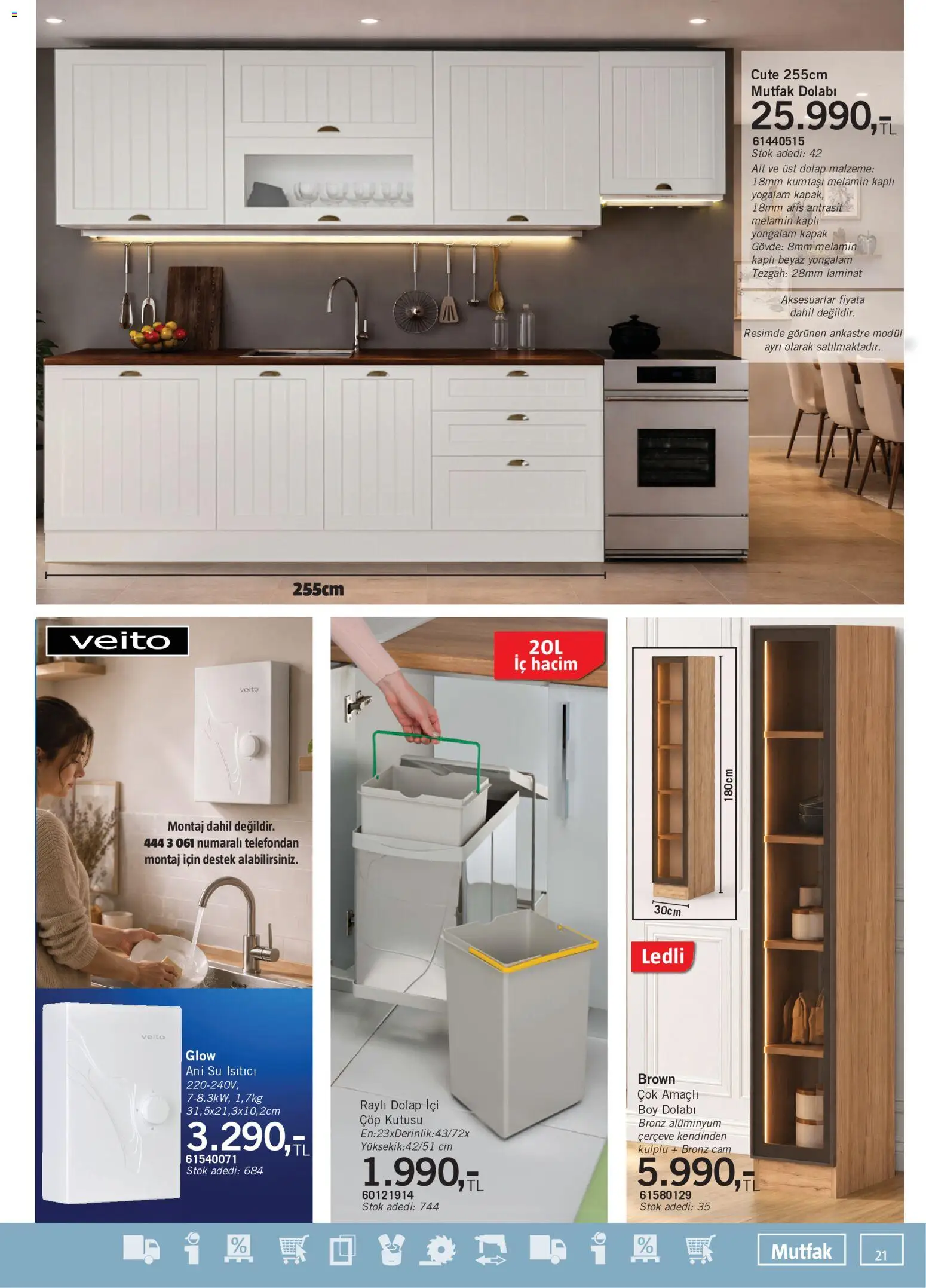 Bauhaus Katalog - 01 Ağustos 2026 tarihinden itibaren geçerlidir | Sayfa: 21