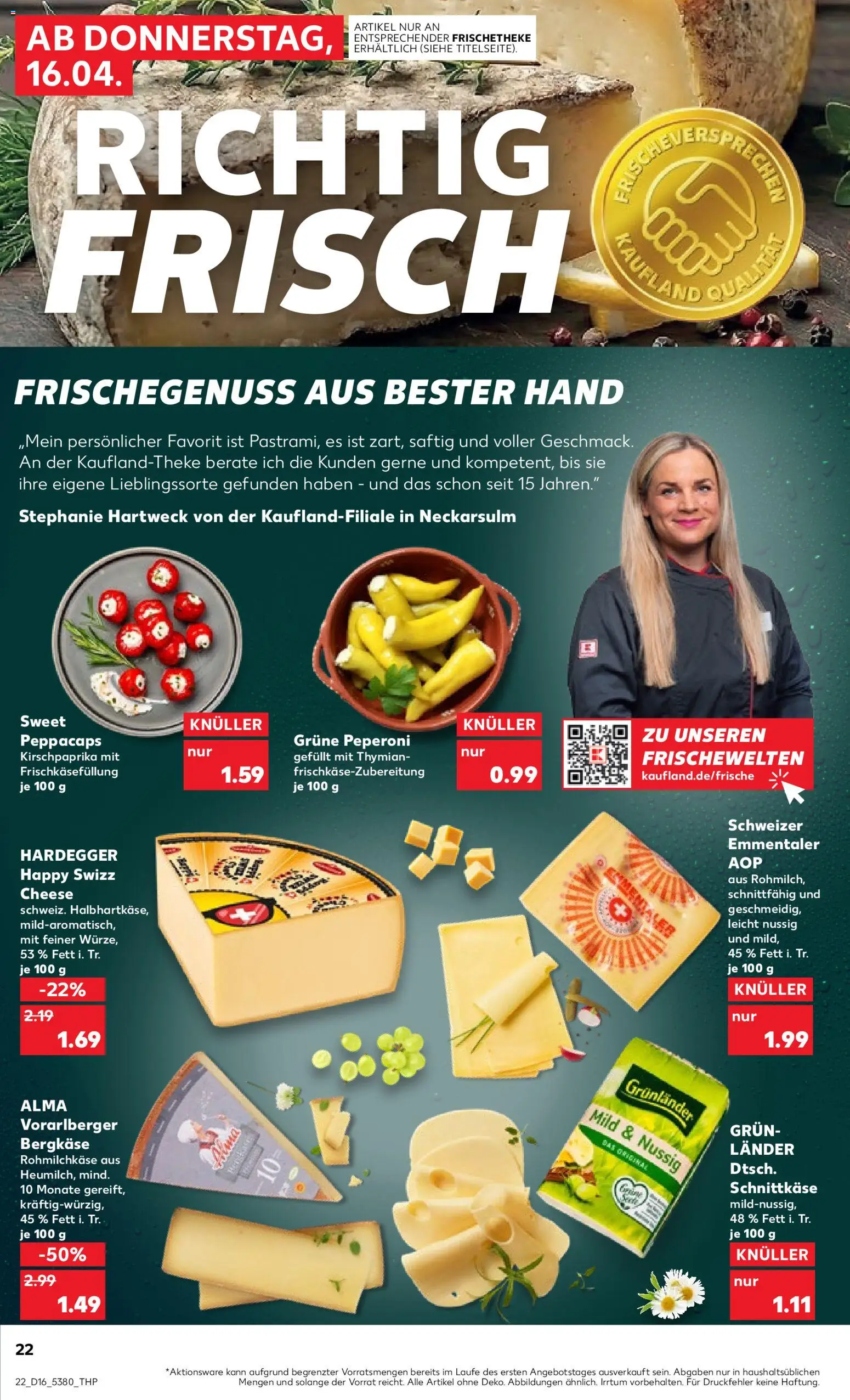 Kaufland Německo leták od 16.04.2026 | Strana: 22
