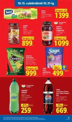 Lidl akciós újság - amely érvényes a következő dátumtól: 2026.10.15. | Oldal: 17