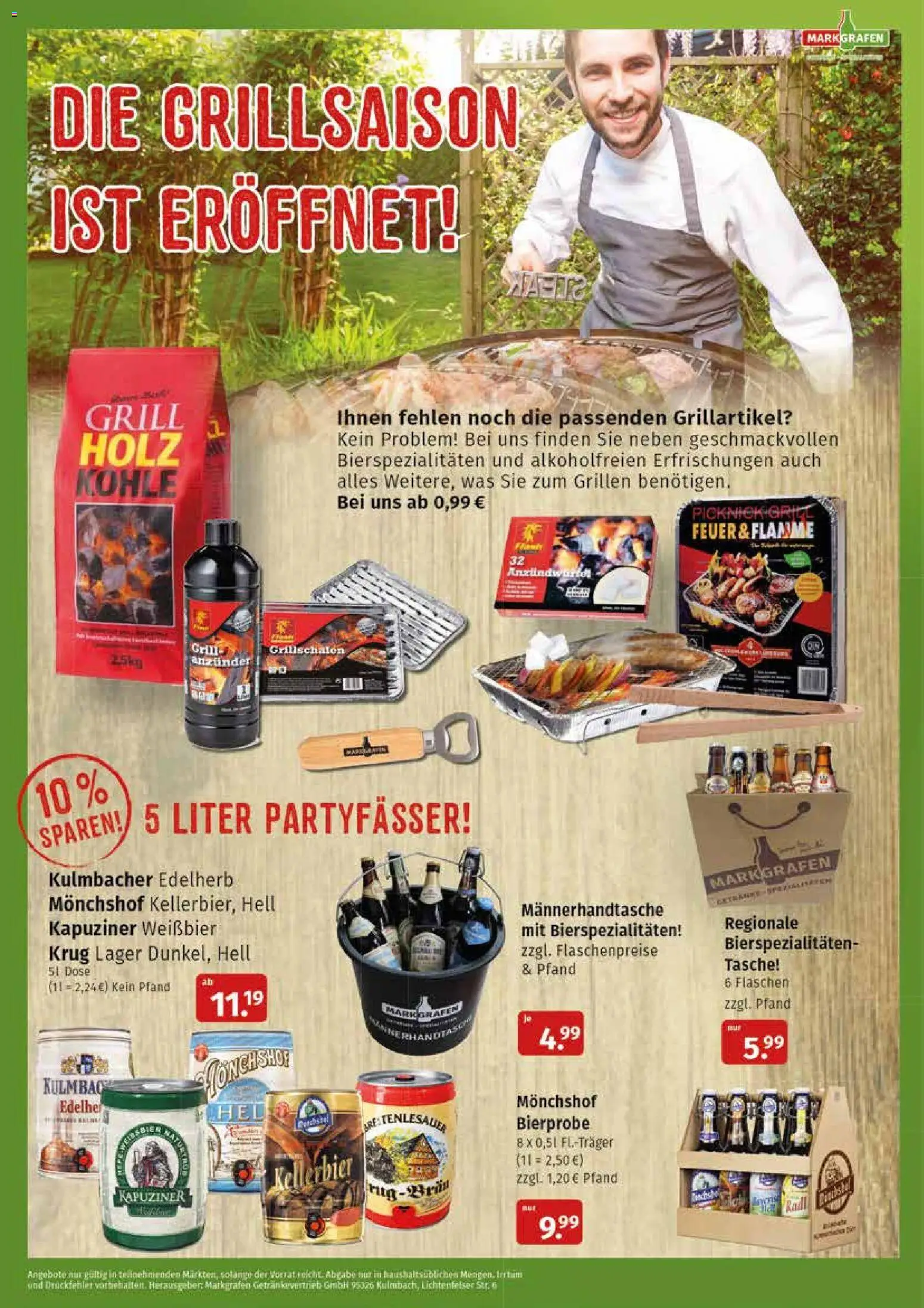 Markgrafen Prospekt – gültig ab 18.05.2026 | Seite: 2 | Produkte: Tasche, Monchshof, Grill, Weißbier