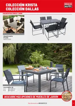 Vista previa Brico Depôt folleto Jardín 2026 válido desde el 02.04.2026 | Página: 9 | Productos: Muebles, Mesa, Silla, Muebles de jardín