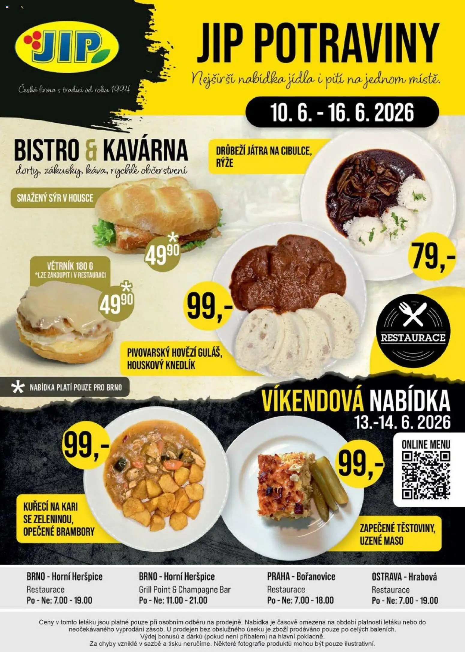 Jip leták - Cash & Carry od 10.06.2026 | Strana: 20 | Produkty: Uzené maso, Hovězí, Sýr, Brambory