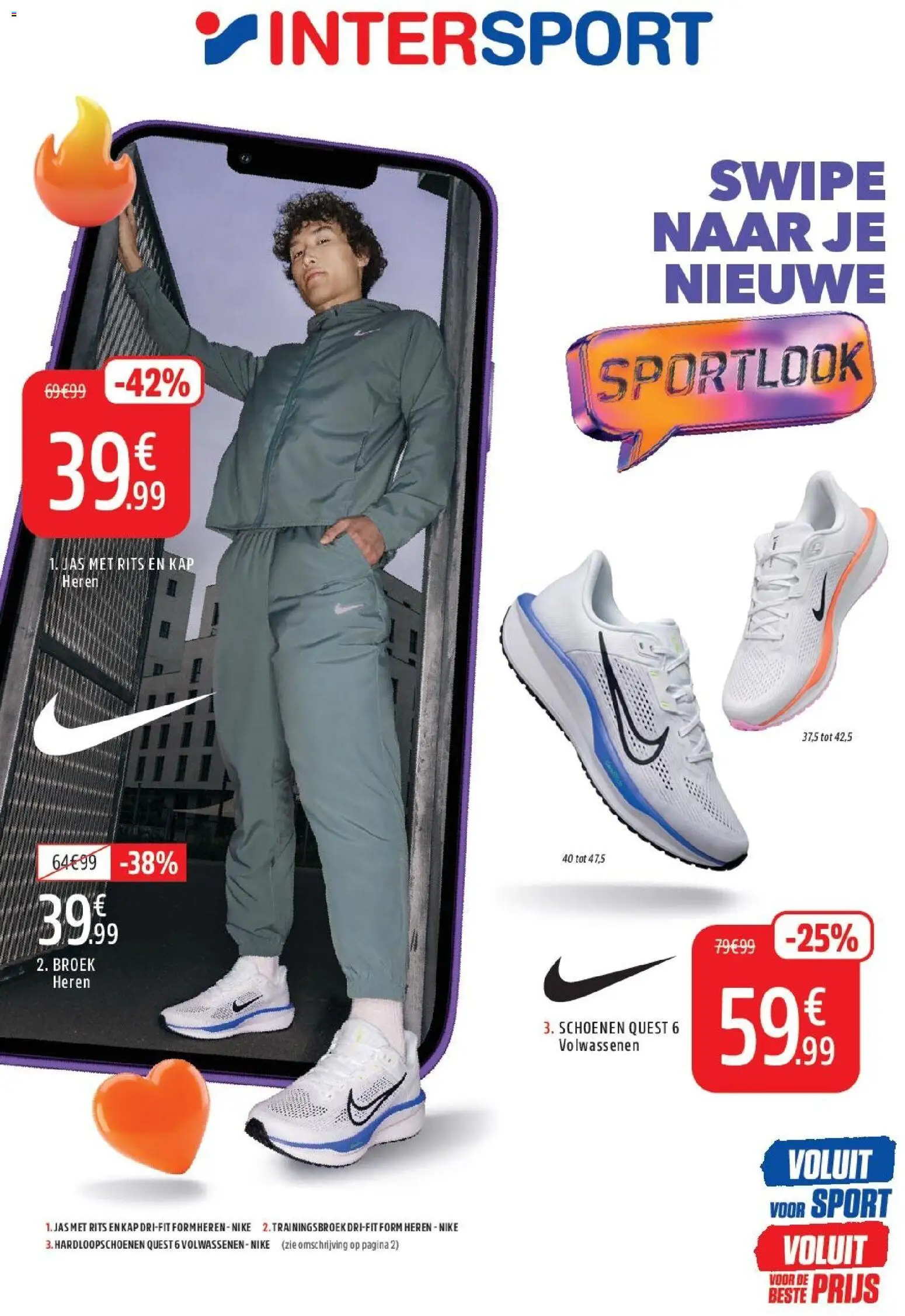 {H1} | Pagina: 1 | Producten: Schoenen, Quest, Jas, Broek