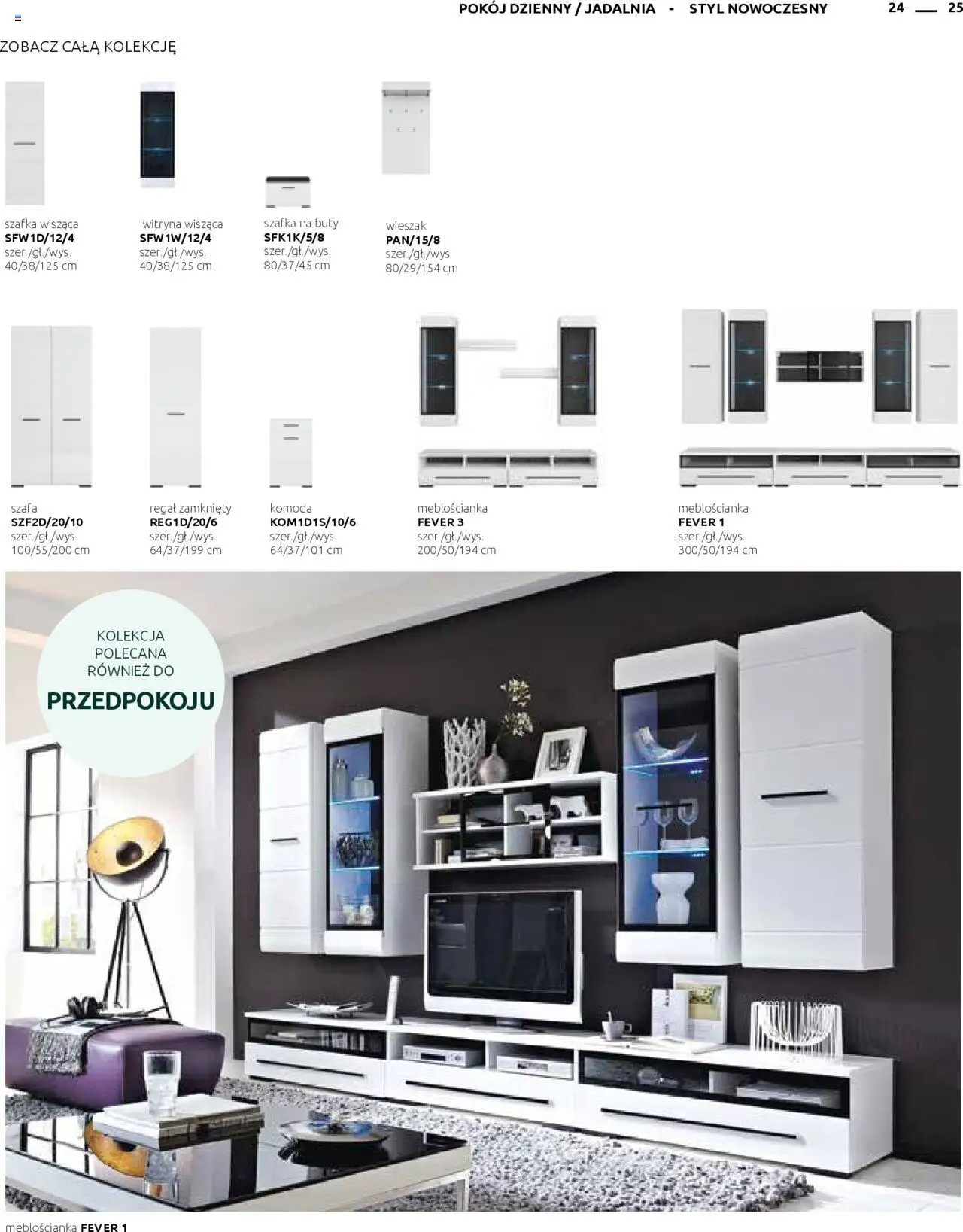 Black Red White Gazetka - Katalog rodzinnych wnętrz od 24.05.2024 | Strona: 25 | Produkty: Buty, Komoda, Witryna, Regał