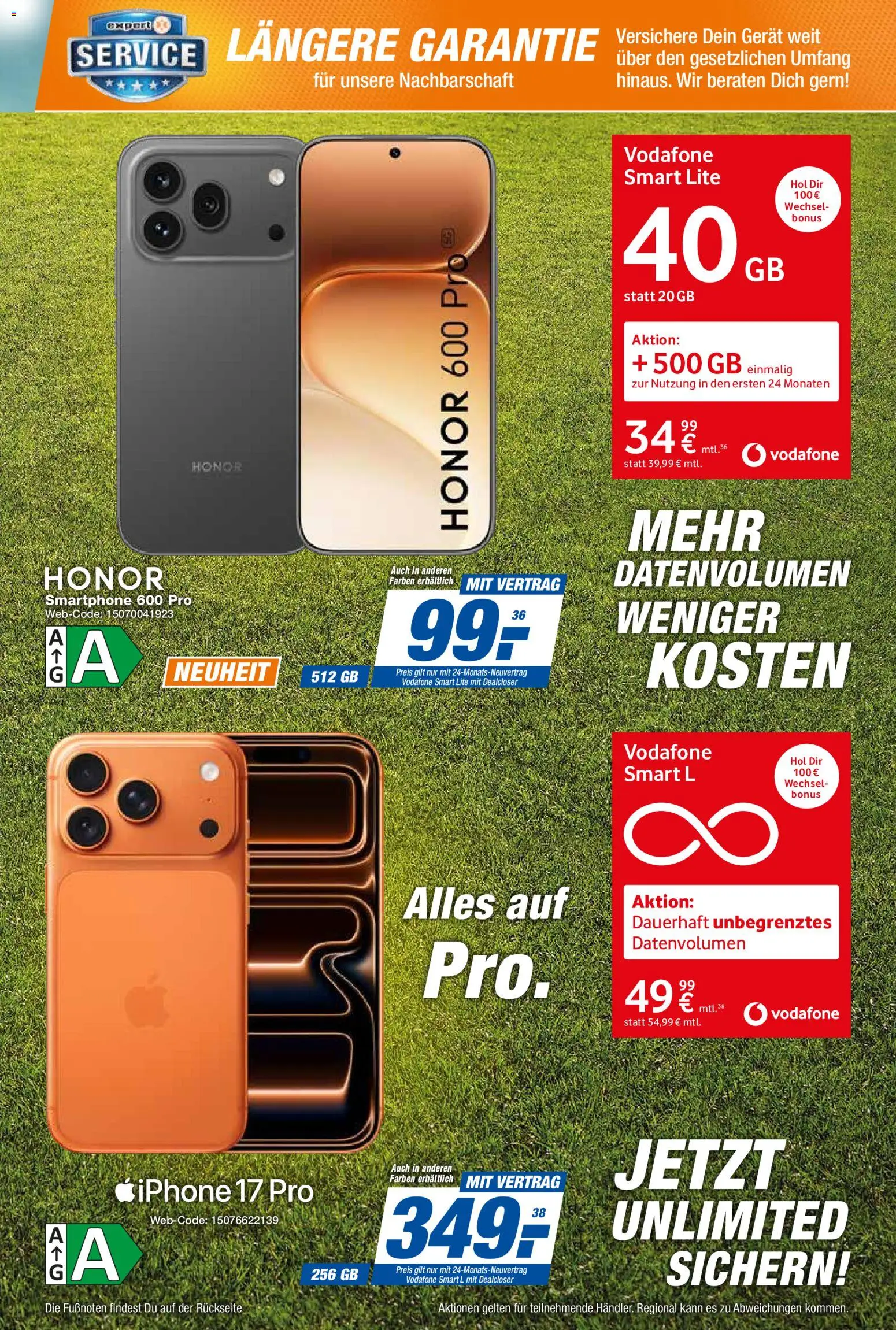 Expert Smarthphone Highlights im Juli – gültig ab 01.07.2026 | Seite: 21 | Produkte: Iphone, Smartphone