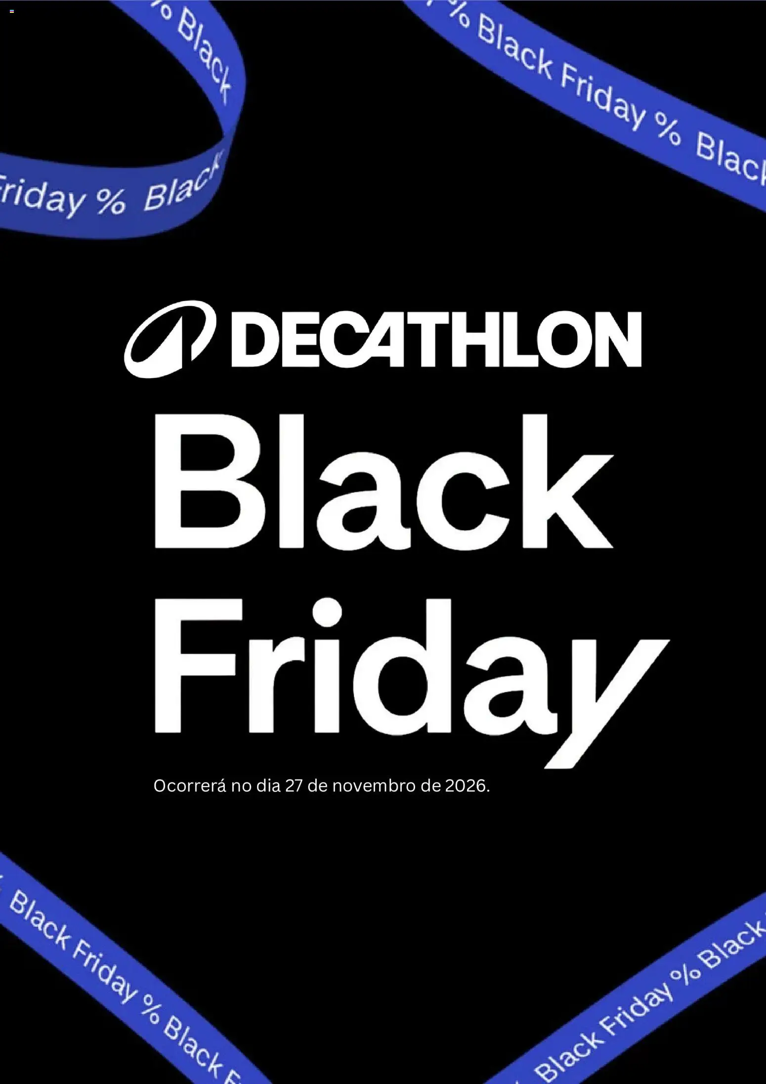 Decathlon Black Friday aviso │ válido de 27/11/2026 | Página: 1