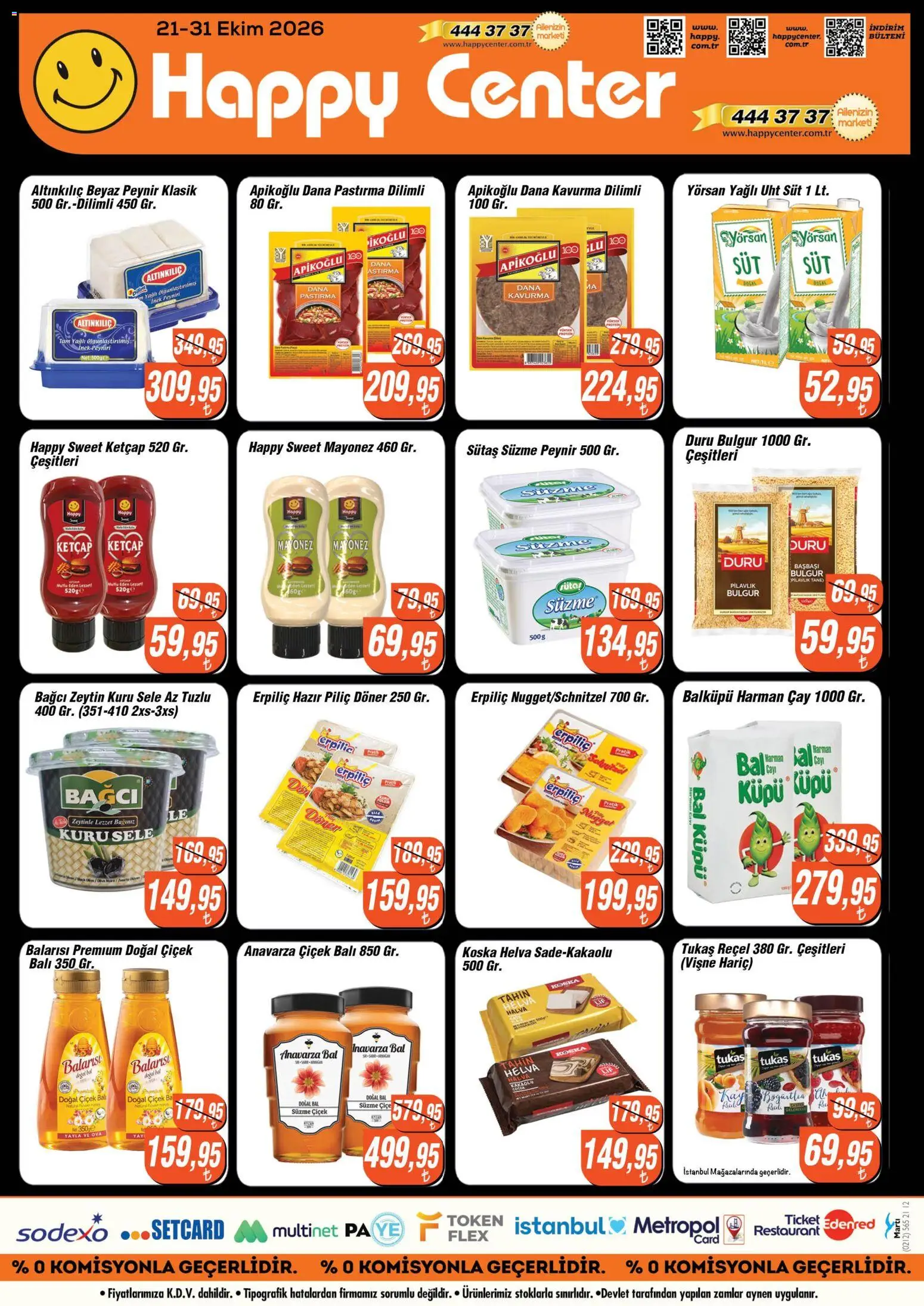 Happy Center Katalog - 21 Ekim 2026 tarihinden itibaren geçerlidir | Sayfa: 5 | Ürünler: Süt, Mayonez, Süzme peynir, Piliç
