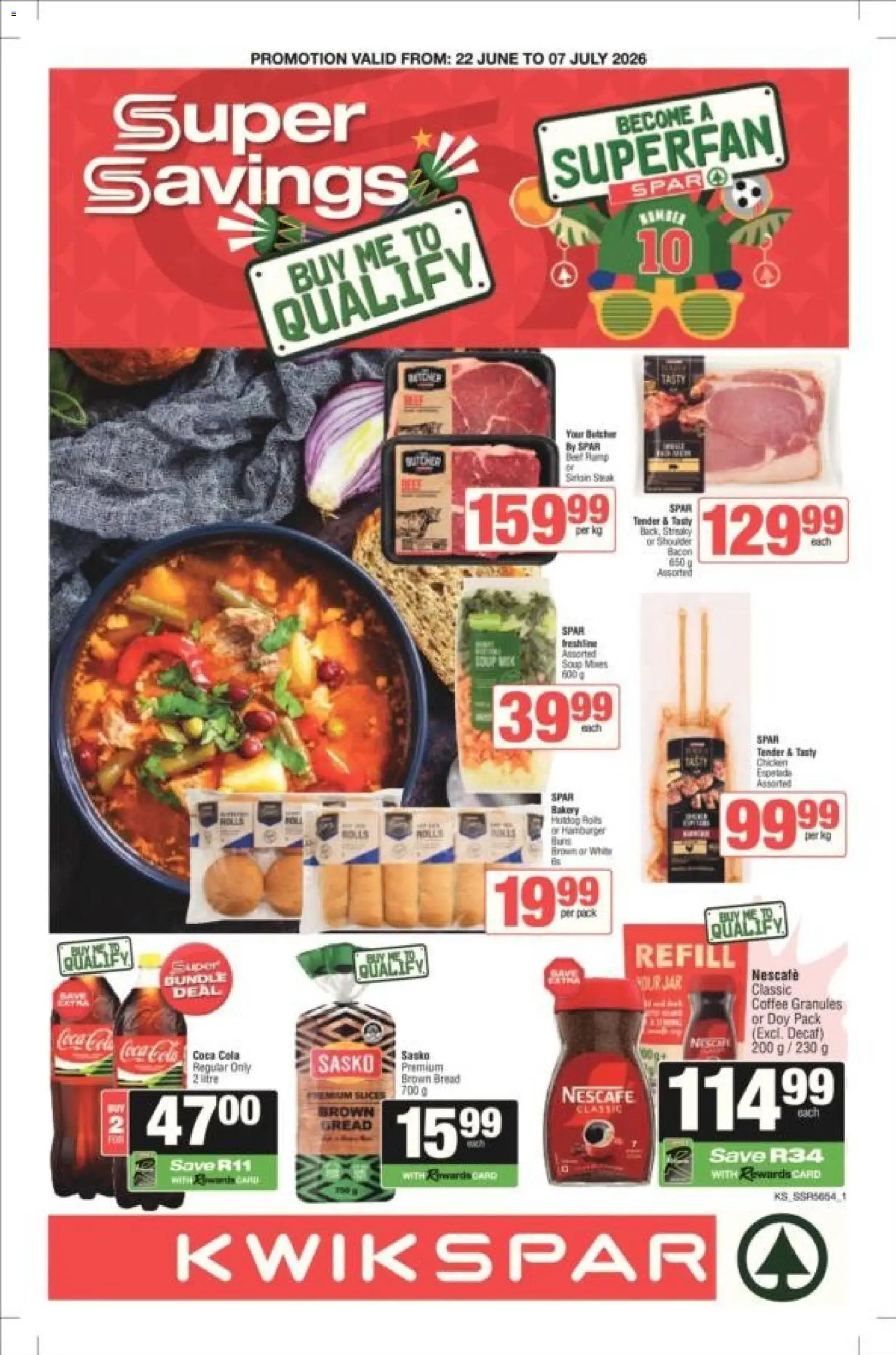 New KWIKSPAR catalogue – valid from 22/06/2026 | Page: 1