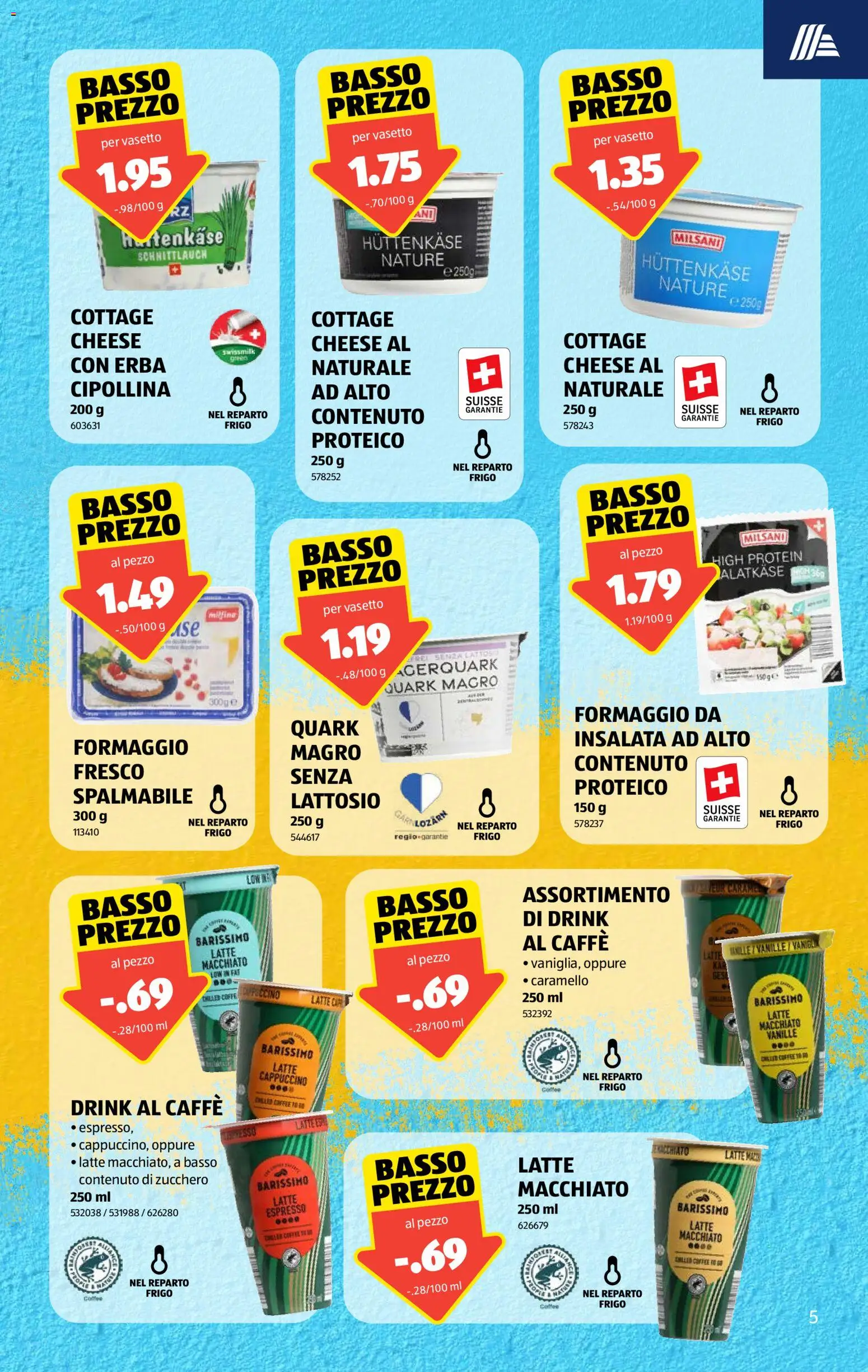 Aldi aktionen IT – gültig ab 28.05.2026 | Seite: 5 | Produkte: Quark, Hüttenkäse
