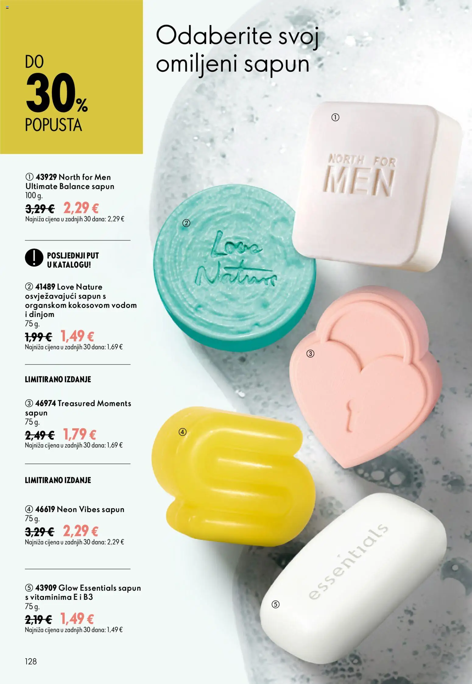 Oriflame katalog | vrijedi od 05.08.2026 | Stranica: 128 | Proizvodi: Sapun