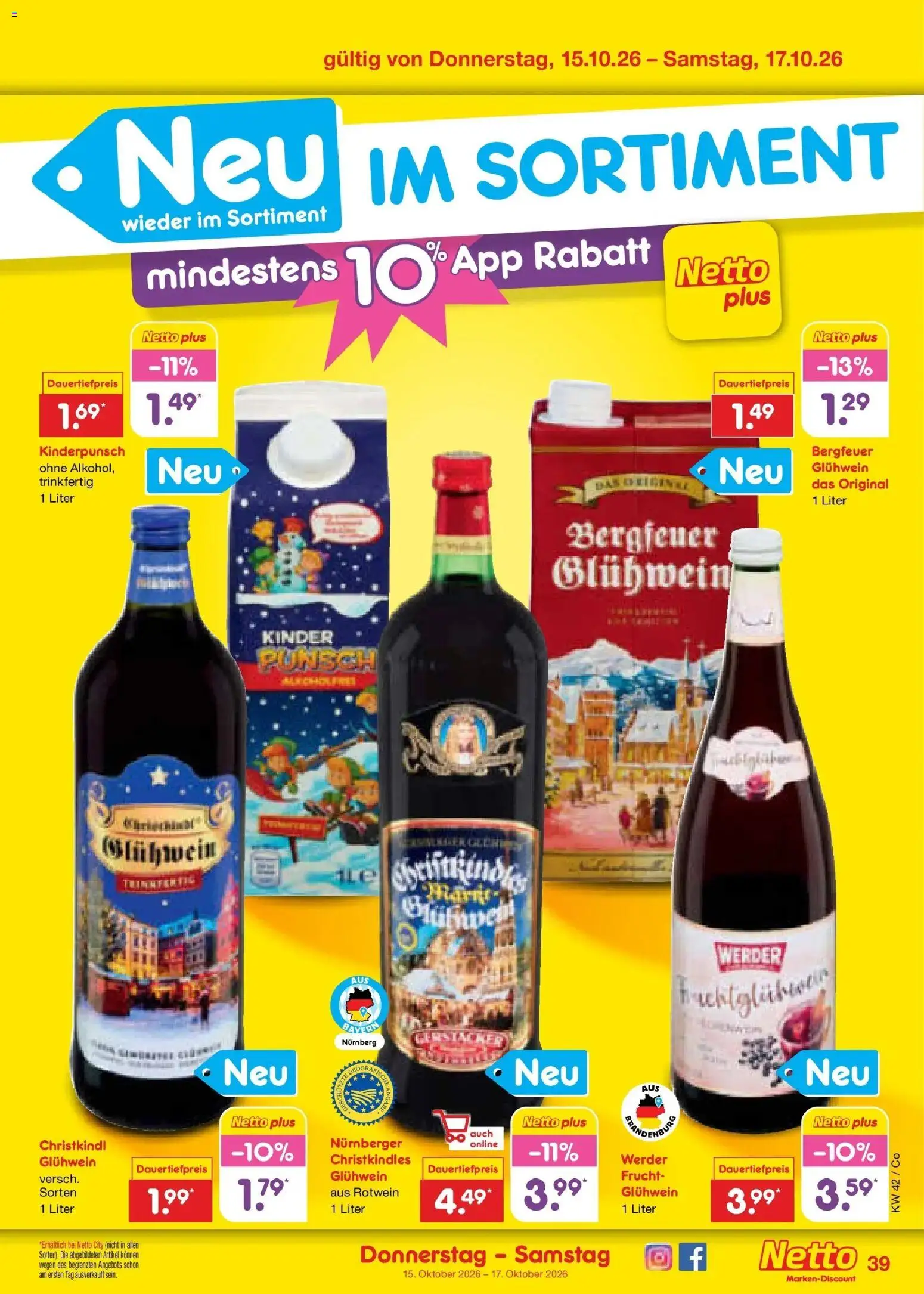 Netto Marken-Discount Prospekt Delitzsch – gültig ab 12.10.2026 | Seite: 53 | Produkte: Rotwein