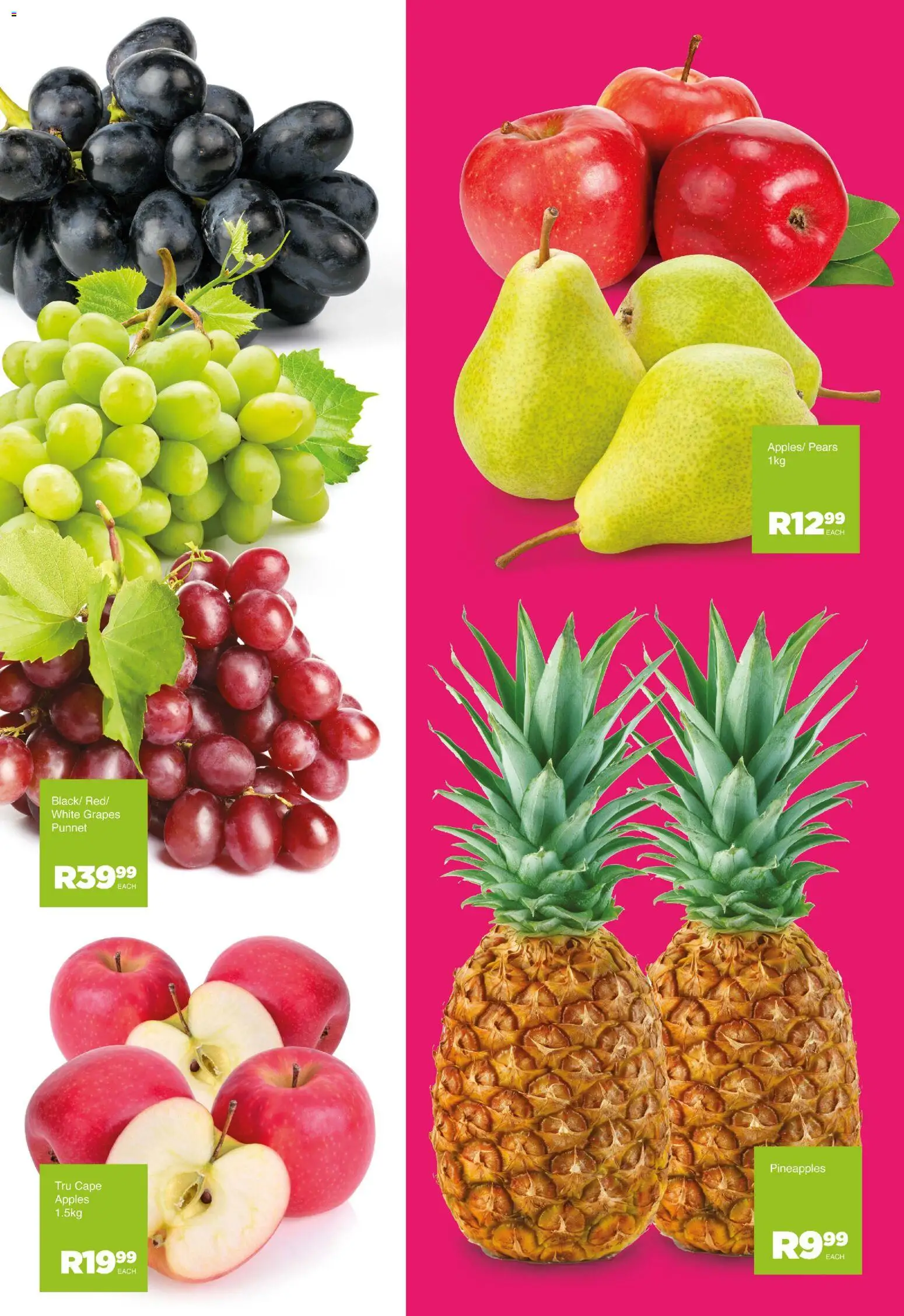 New Save catalogue – valid from 09/10/2026 | Page: 6 | Products: Pears, Apples, Grapes