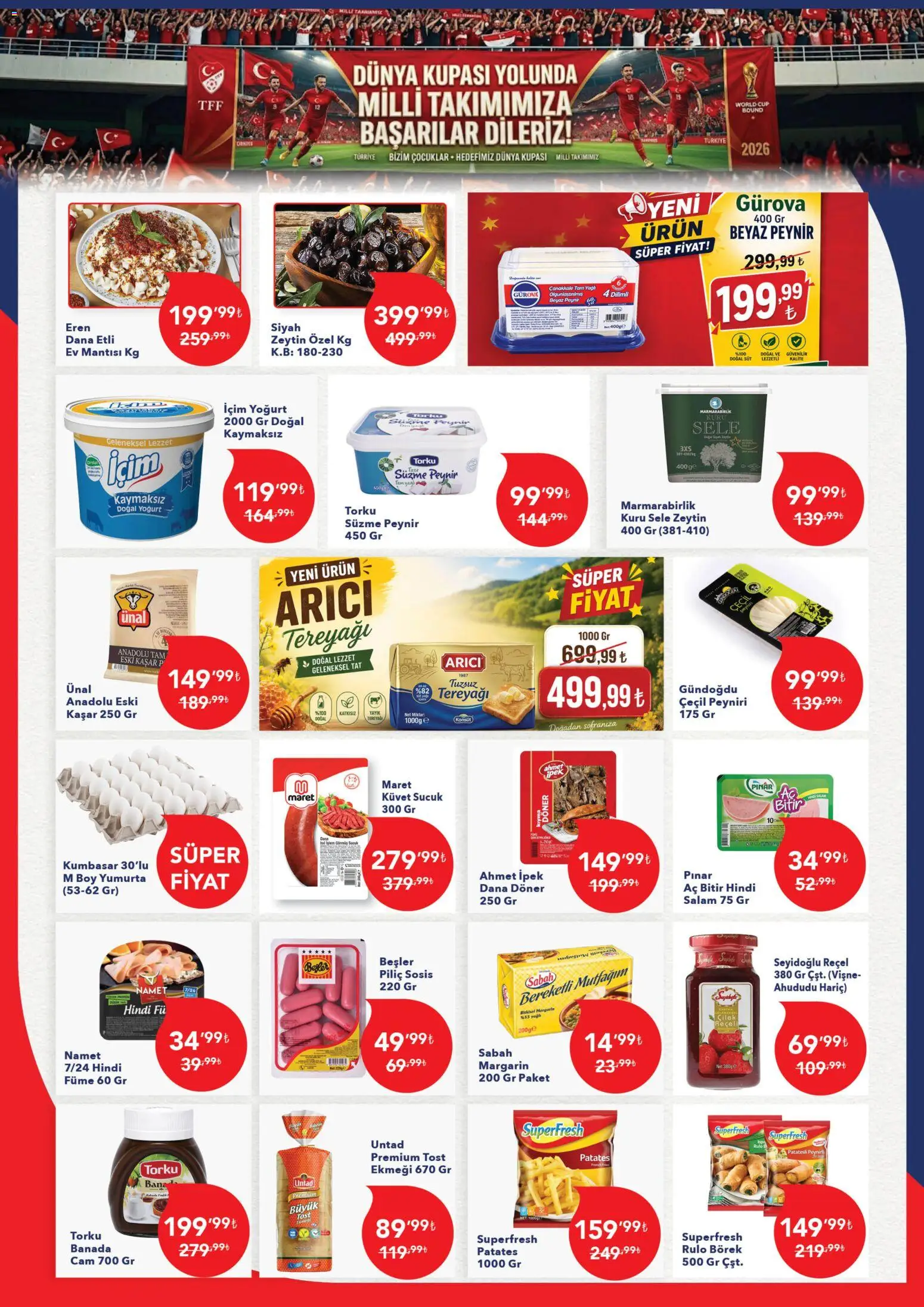 Kim Market Katalog - Marmara Insert - 10.06.2026 tarihinden itibaren geçerlidir | Sayfa: 2 | Ürünler: Vişne, Sosis, Zeytin, Ahududu