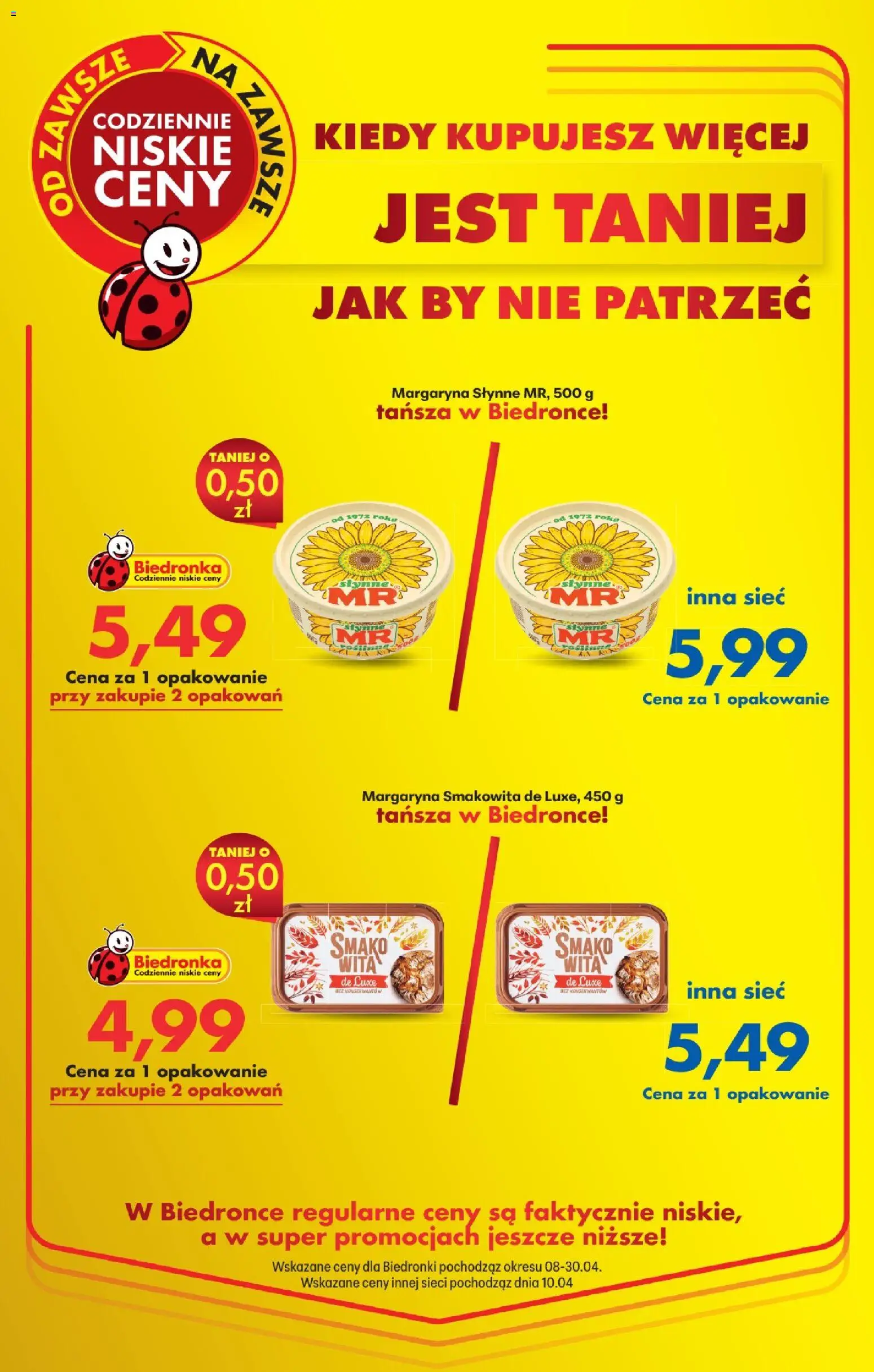 Biedronka gazetka od czwartku od 23.04.2026 | Strona: 7 | Produkty: Margaryna